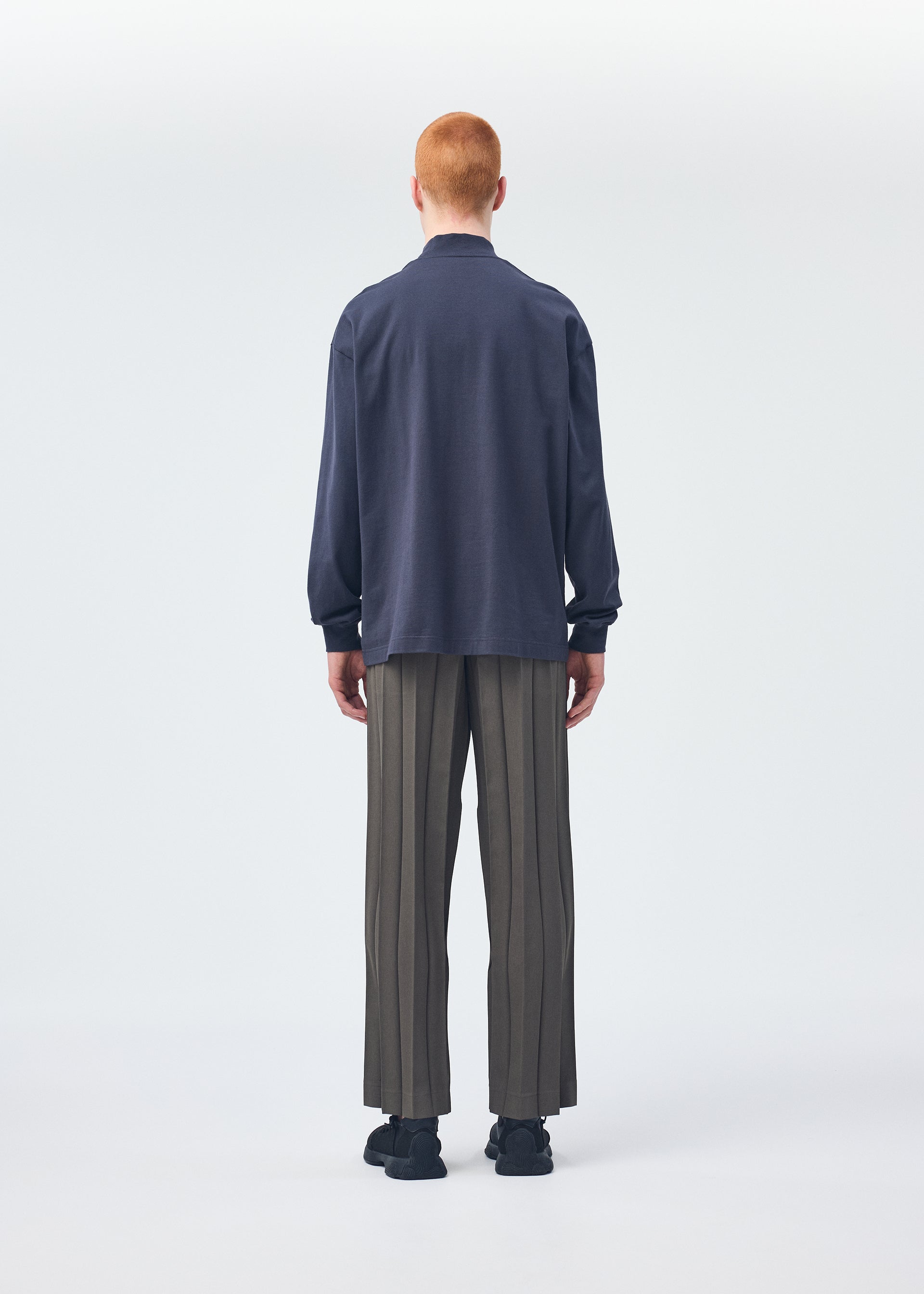Zoomed view Black Turtleneck Top