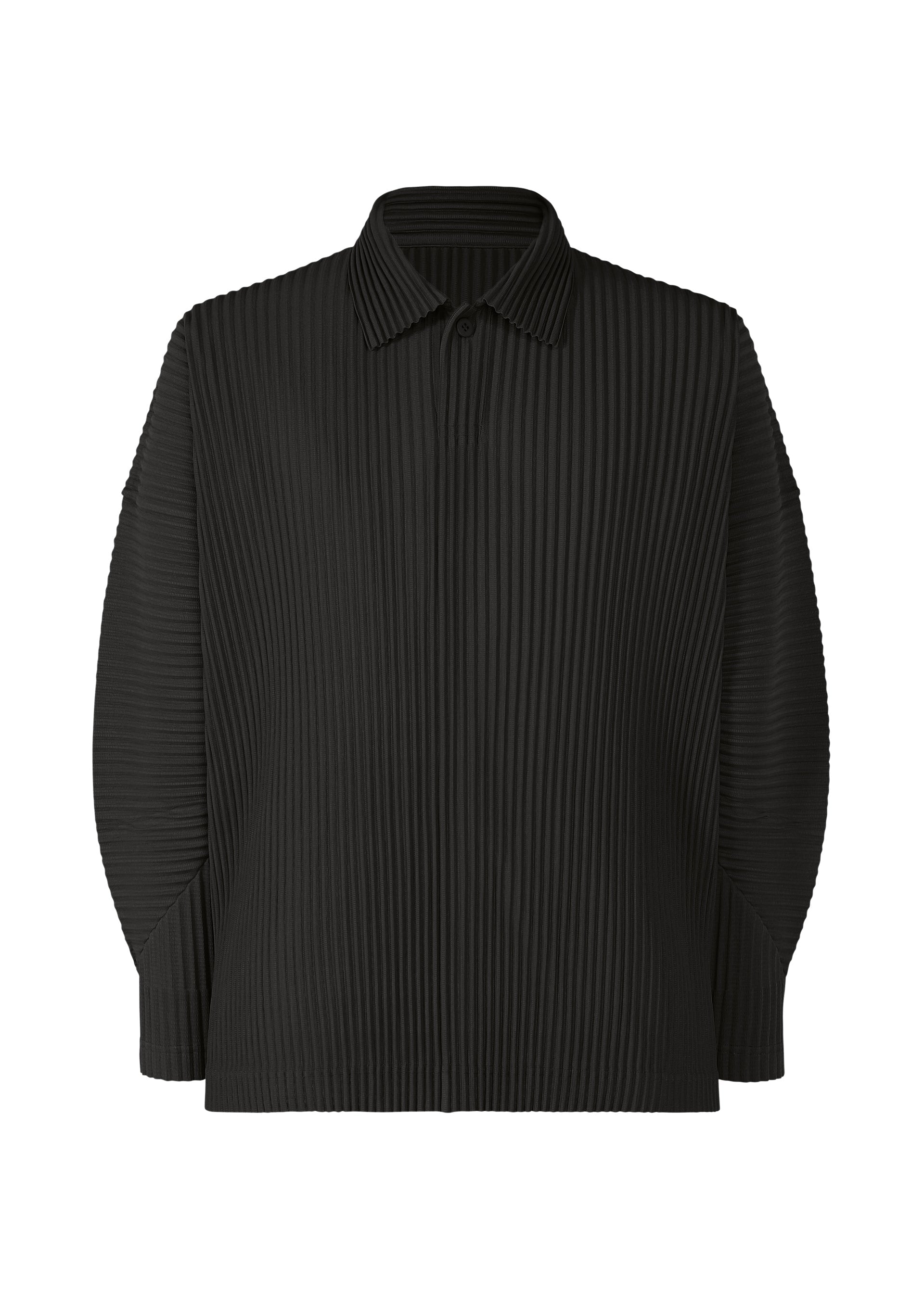 Zoomed view Monthly Colors: August, Men's Tops, Black Shirt - BLACK (no.15)