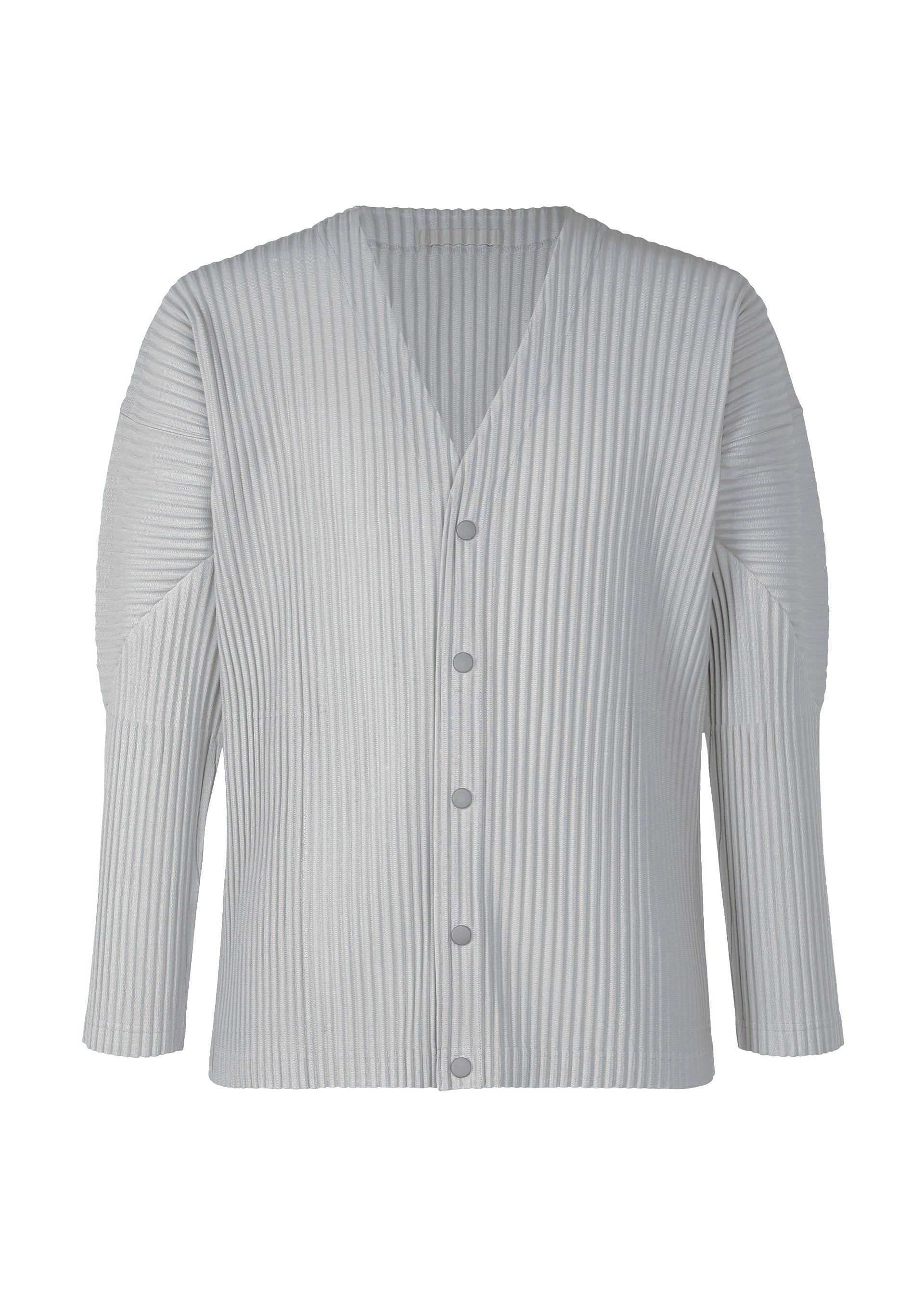 Zoomed view BASICS, Men's Tops, Cardigan, Gray - LIGHT GRAY (no.11)