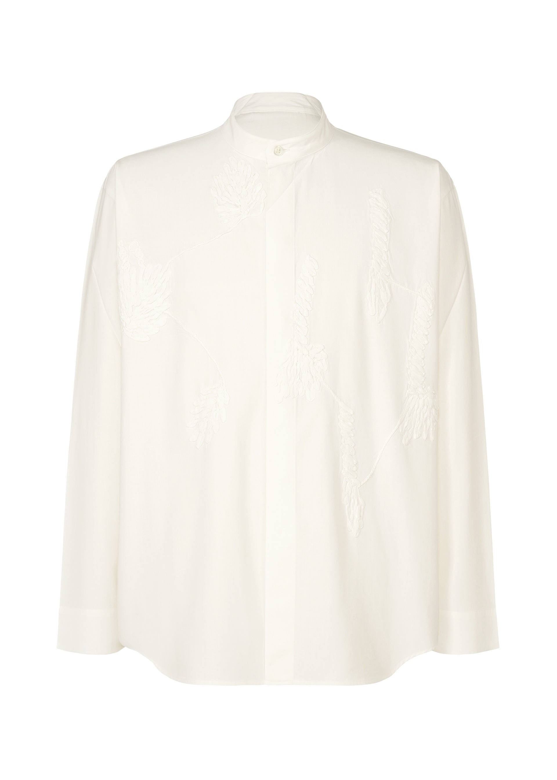 EMBROIDERY PRESS SHIRT – ISSEY MIYAKE ONLINE STORE