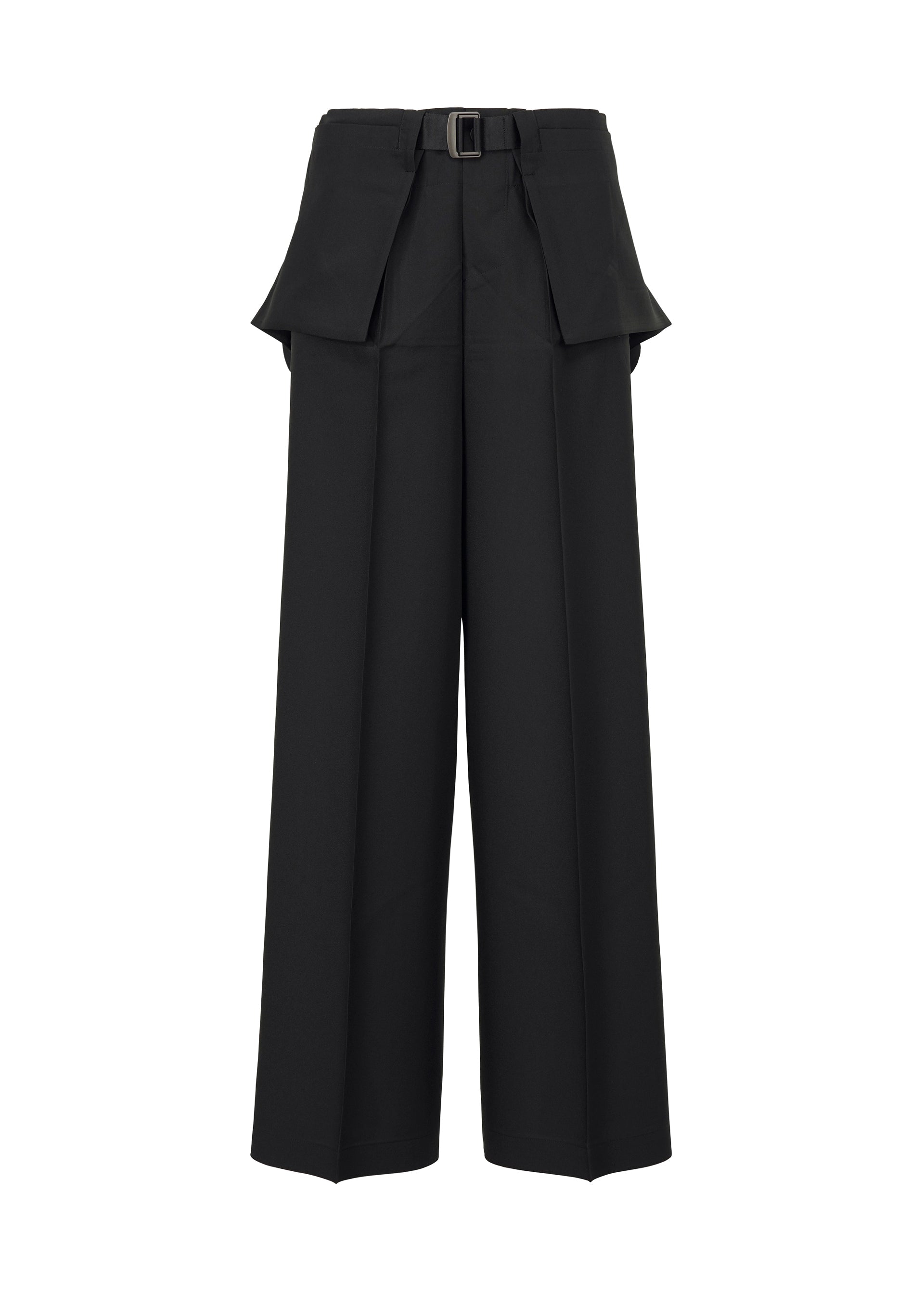 Zoomed view BOX COMPOSITION SOLID, Women's Pants, Black - BLACK(no.15)