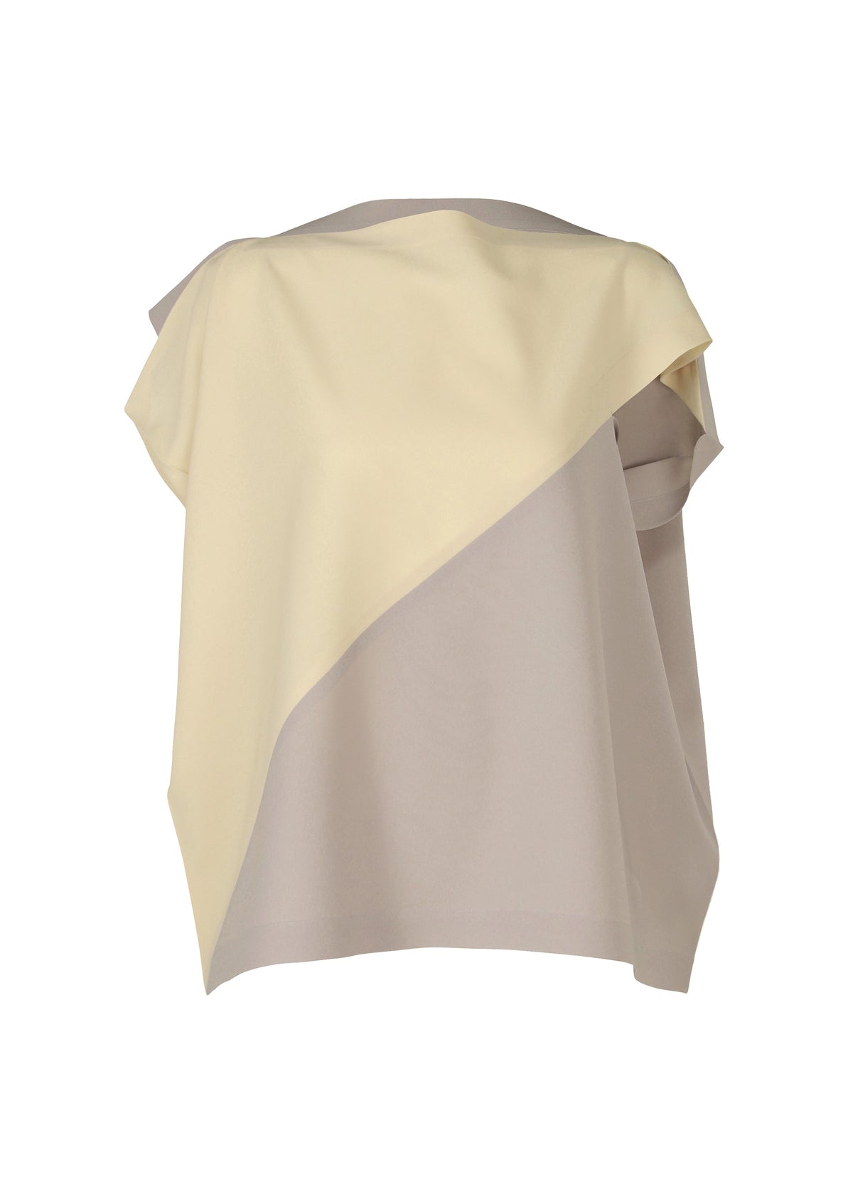 FLAT T BI COLOR, Women's Tops, White view 1 of 8