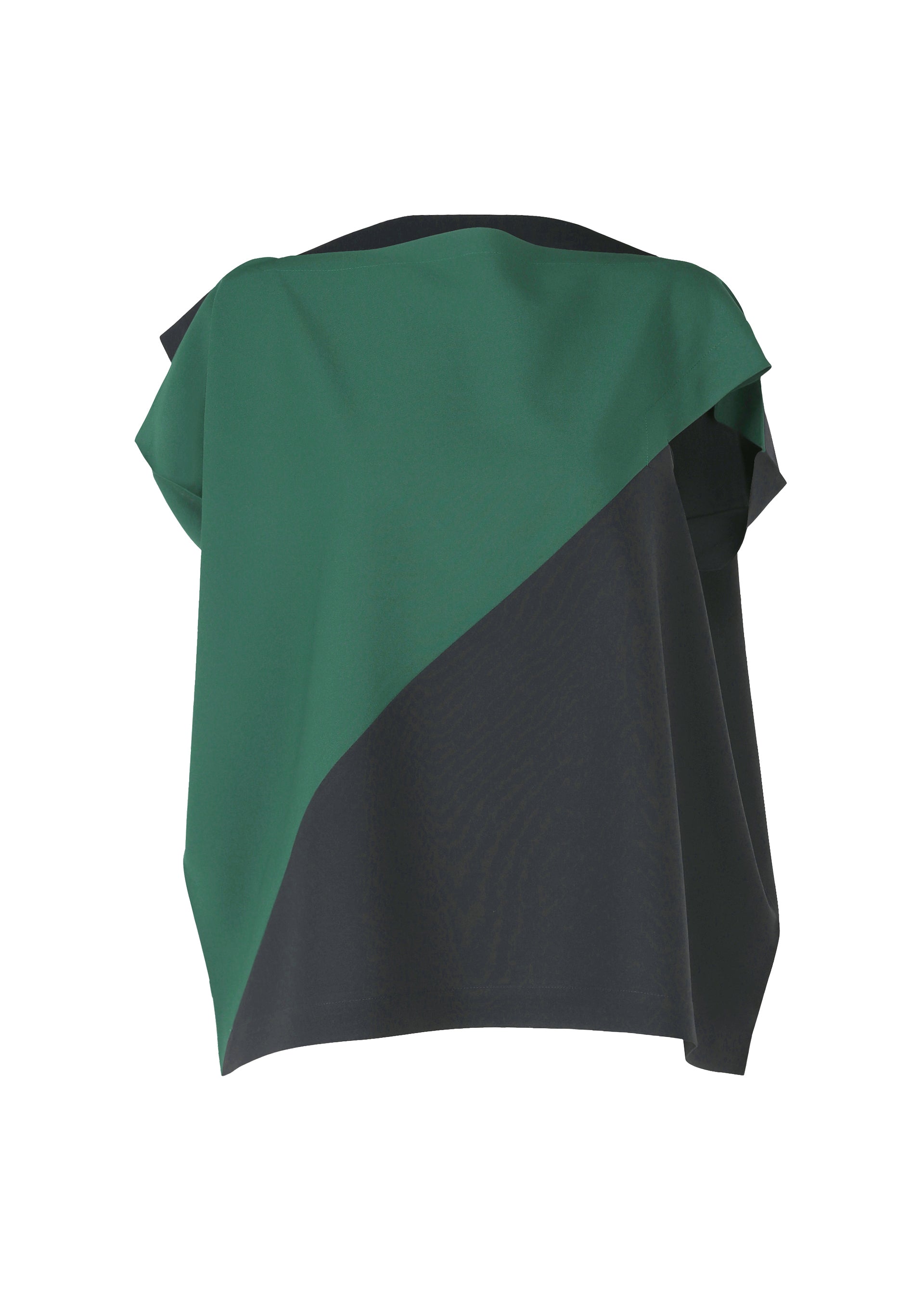 Zoomed view FLAT T BI COLOR - VIRIDIAN x NAVY(no.69)