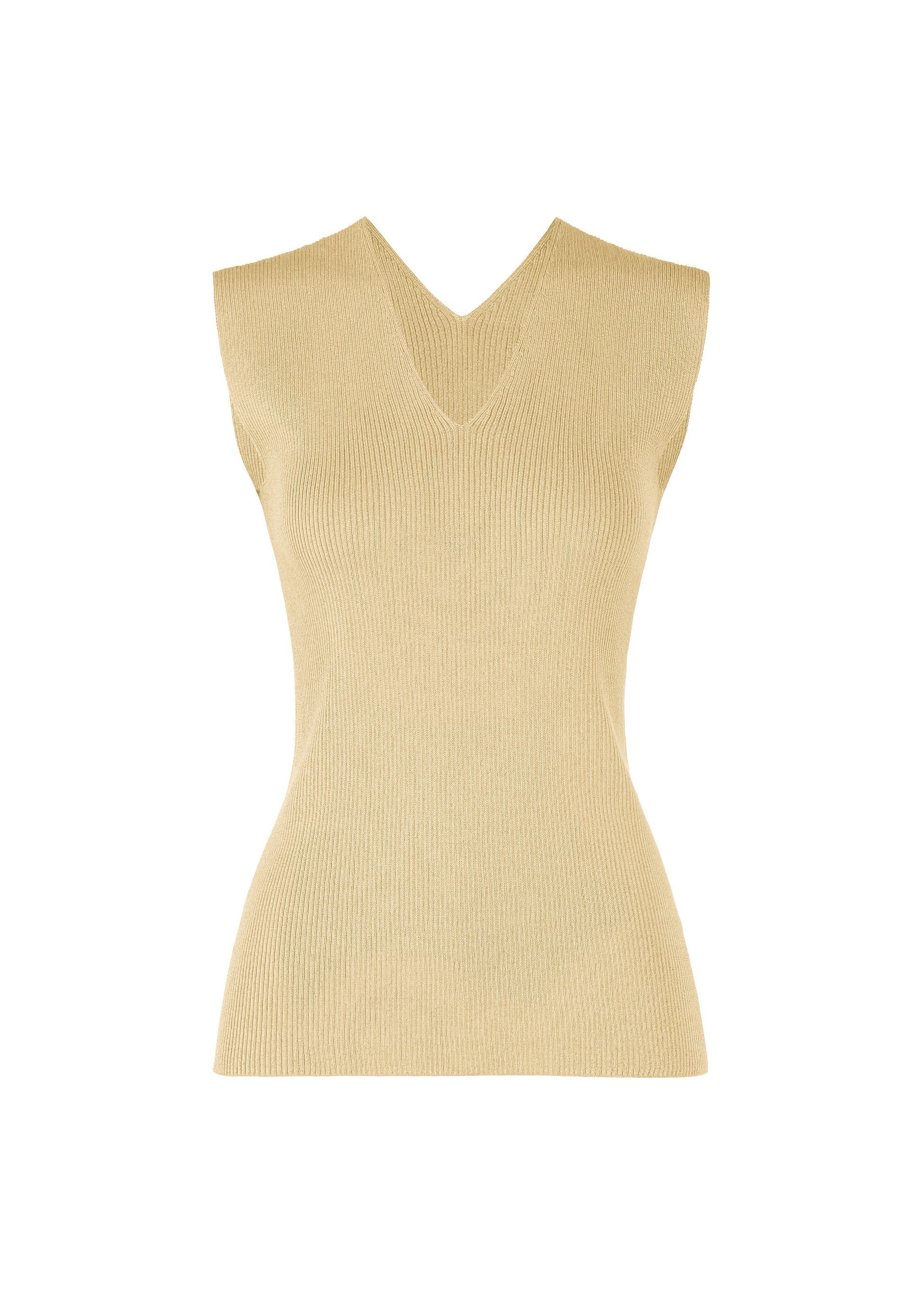 Zoomed view FLAT RIB KNIT 2 - CREAM BEIGE(no.40)