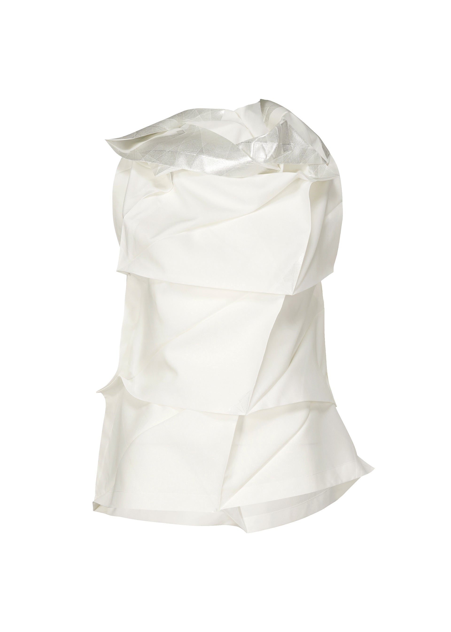 Zoomed view 132 5. STANDARD, Women's Tops, White - WHITE x SILVER(no.08)