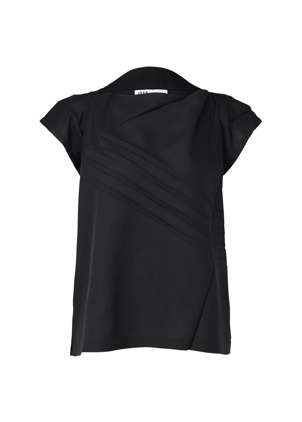 Zoomed view PLEATS T BASIC - BLACK (no.15)
