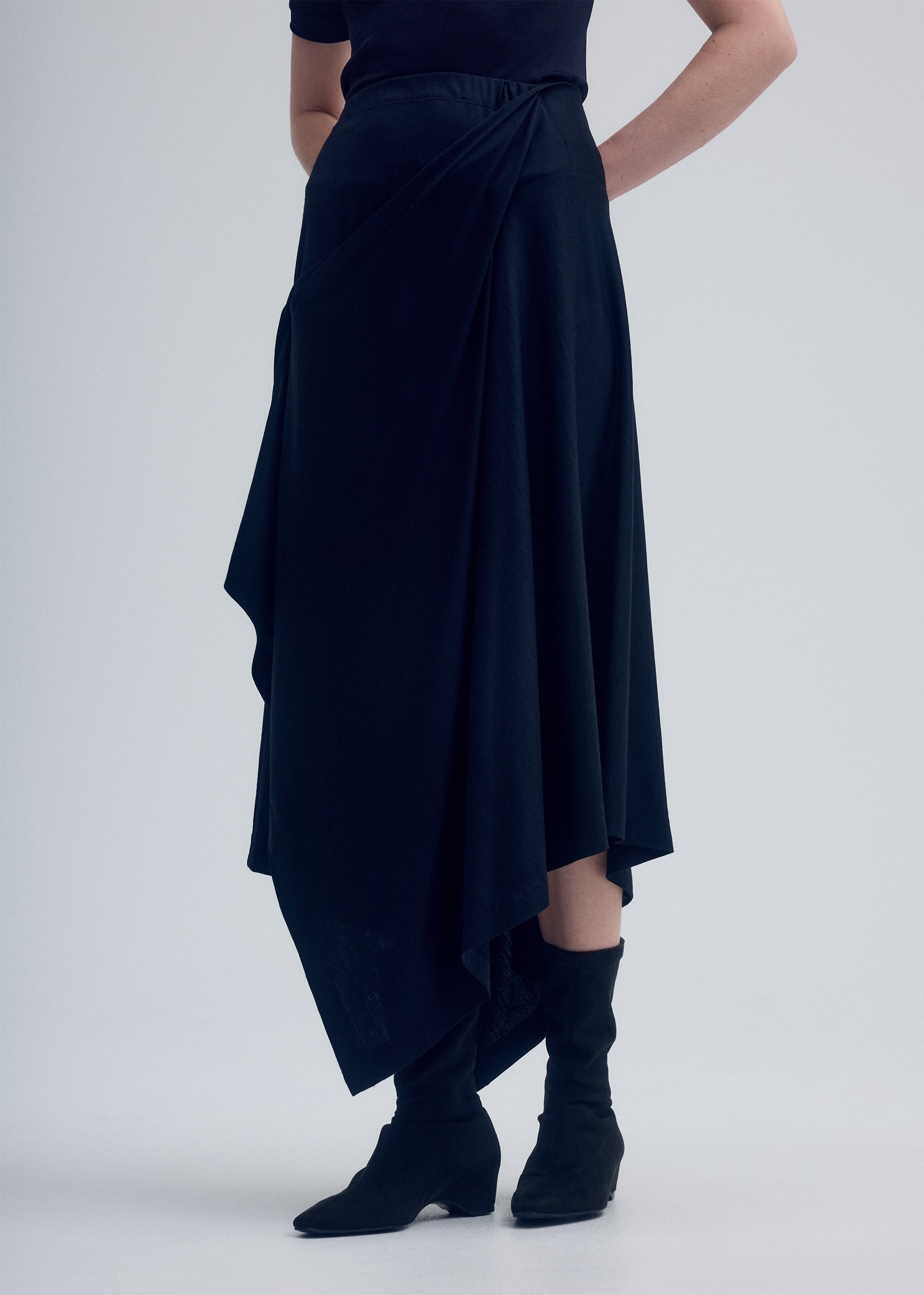 WRAPPED WOOL JERSEY