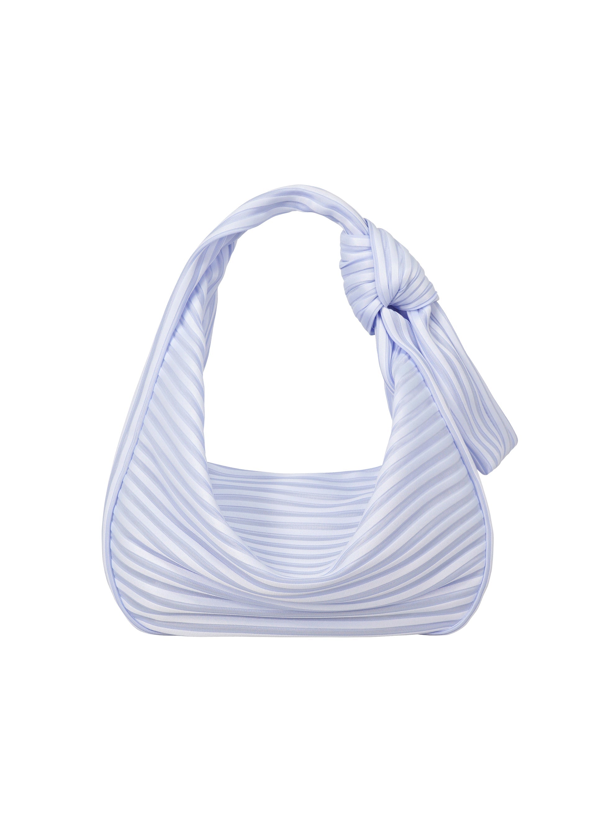 Zoomed view LINEAR KNIT BAG-56 - NIGELLA BLUE (no.70)