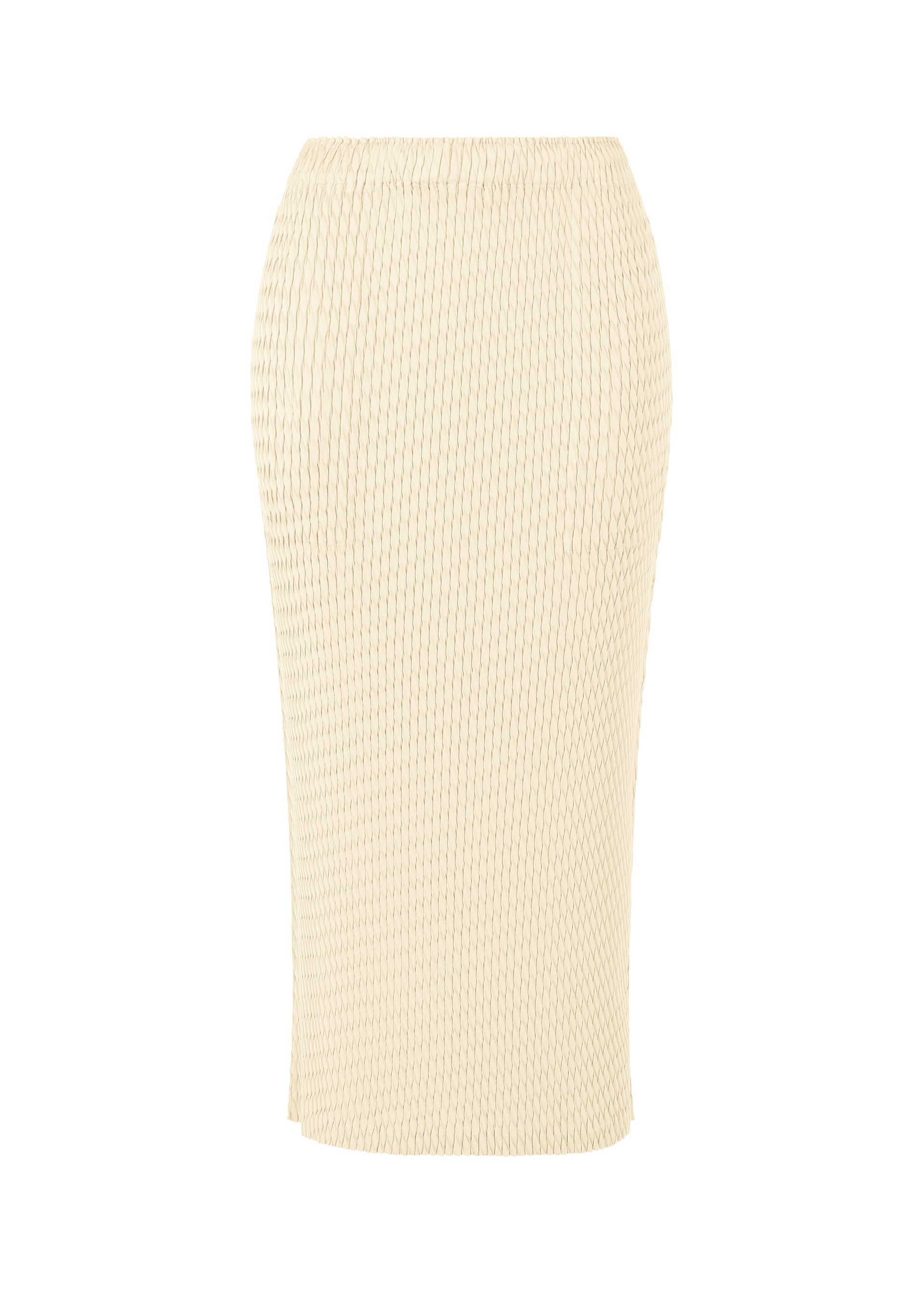 Zoomed view SLEEK PLEATS, Women's Skirt, White - IVORY (no.03)