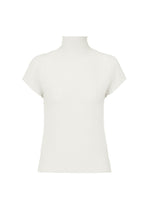 WOOLY PLEATS BK/WT-56