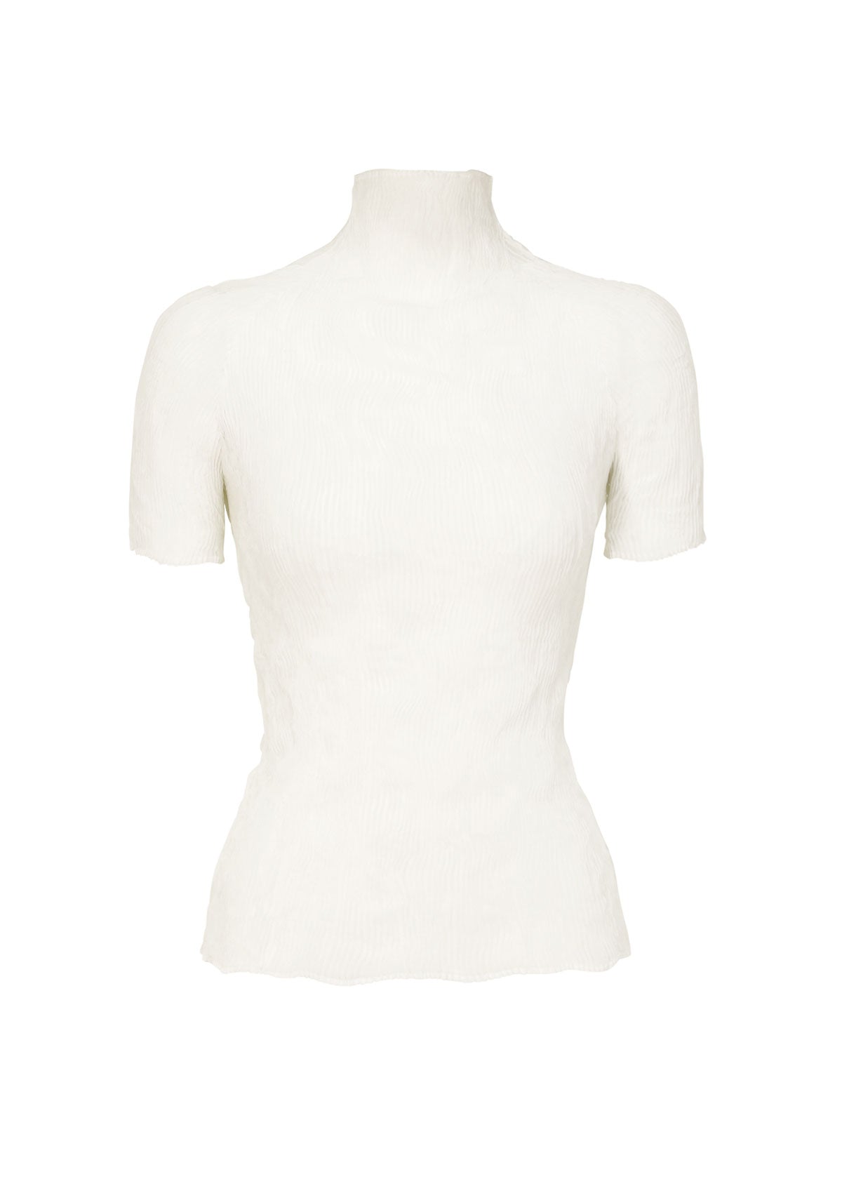 Zoomed view CHIFFON TWIST BK/WT-56, Women's Tops, White - WHITE (no.01)