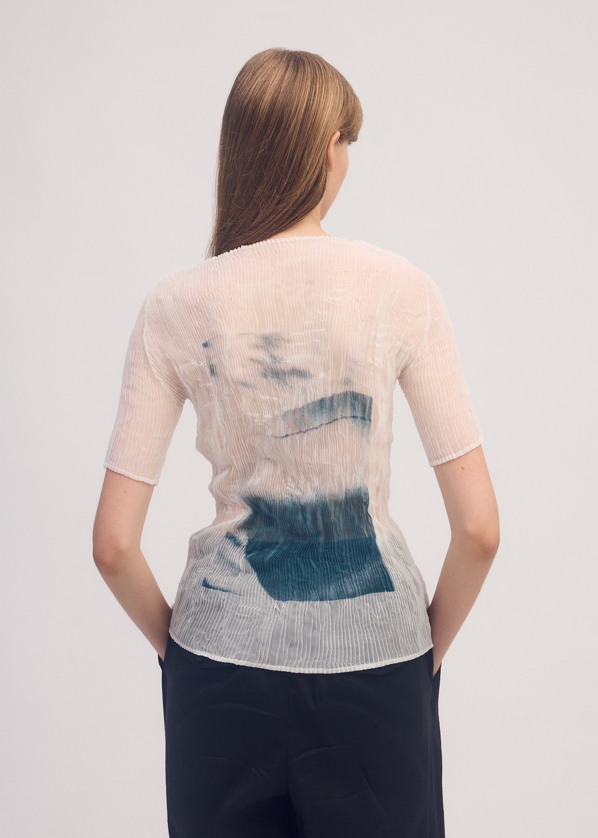 Zoomed view SHADOW STUDY CHIFFON TWIST