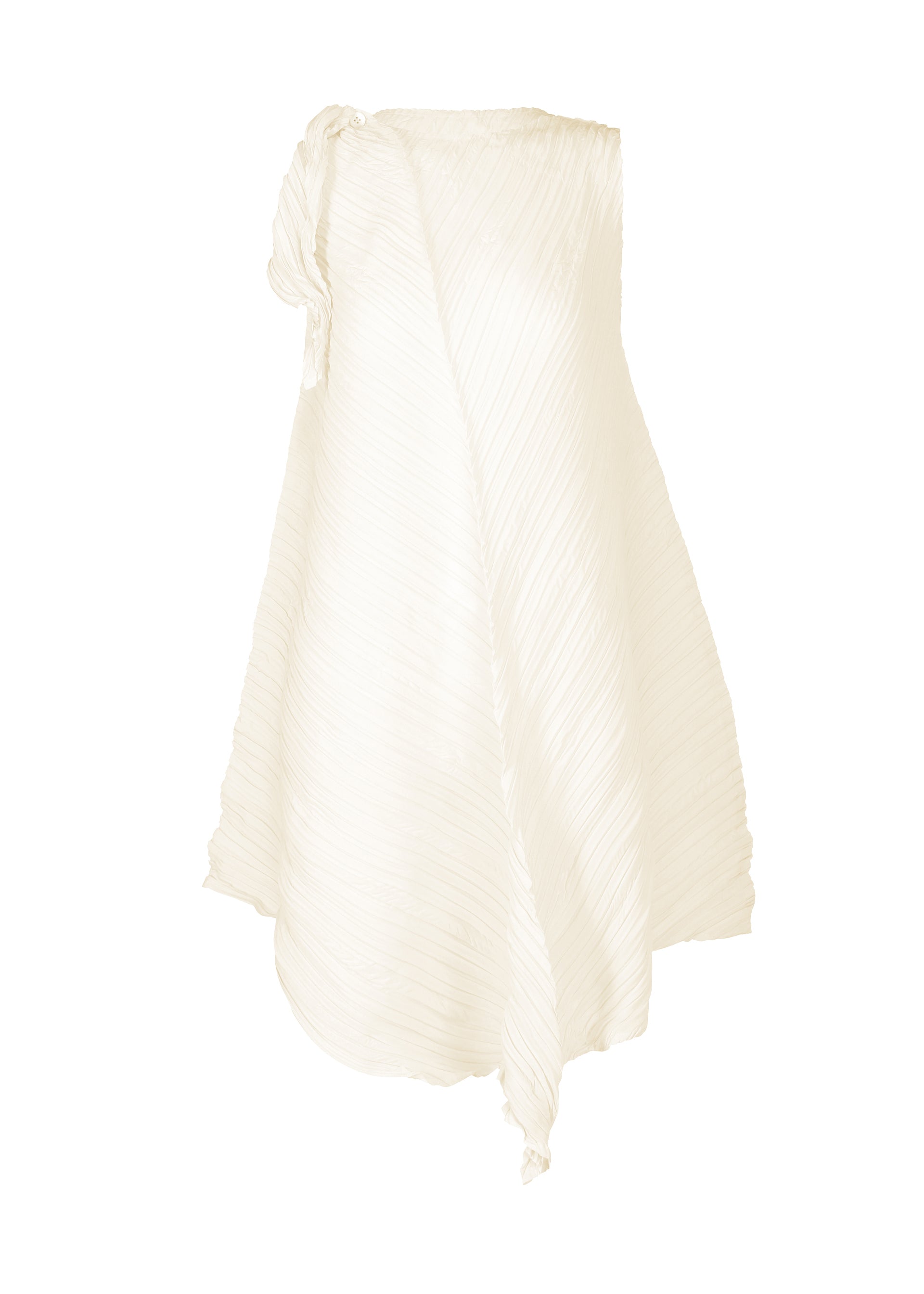 Zoomed view WRINKLED AND TWISTED, Women's Tops Tunic, White - WASHI WHITE(no.05)
