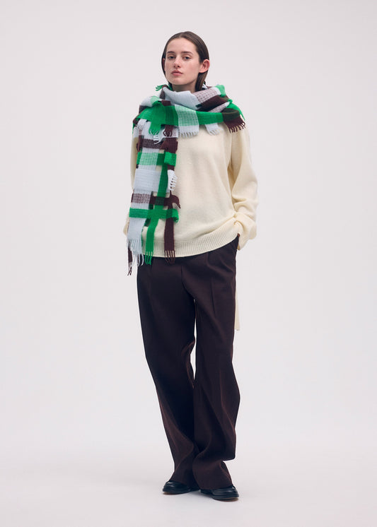 RASCHEL WEAVE STOLE view 2