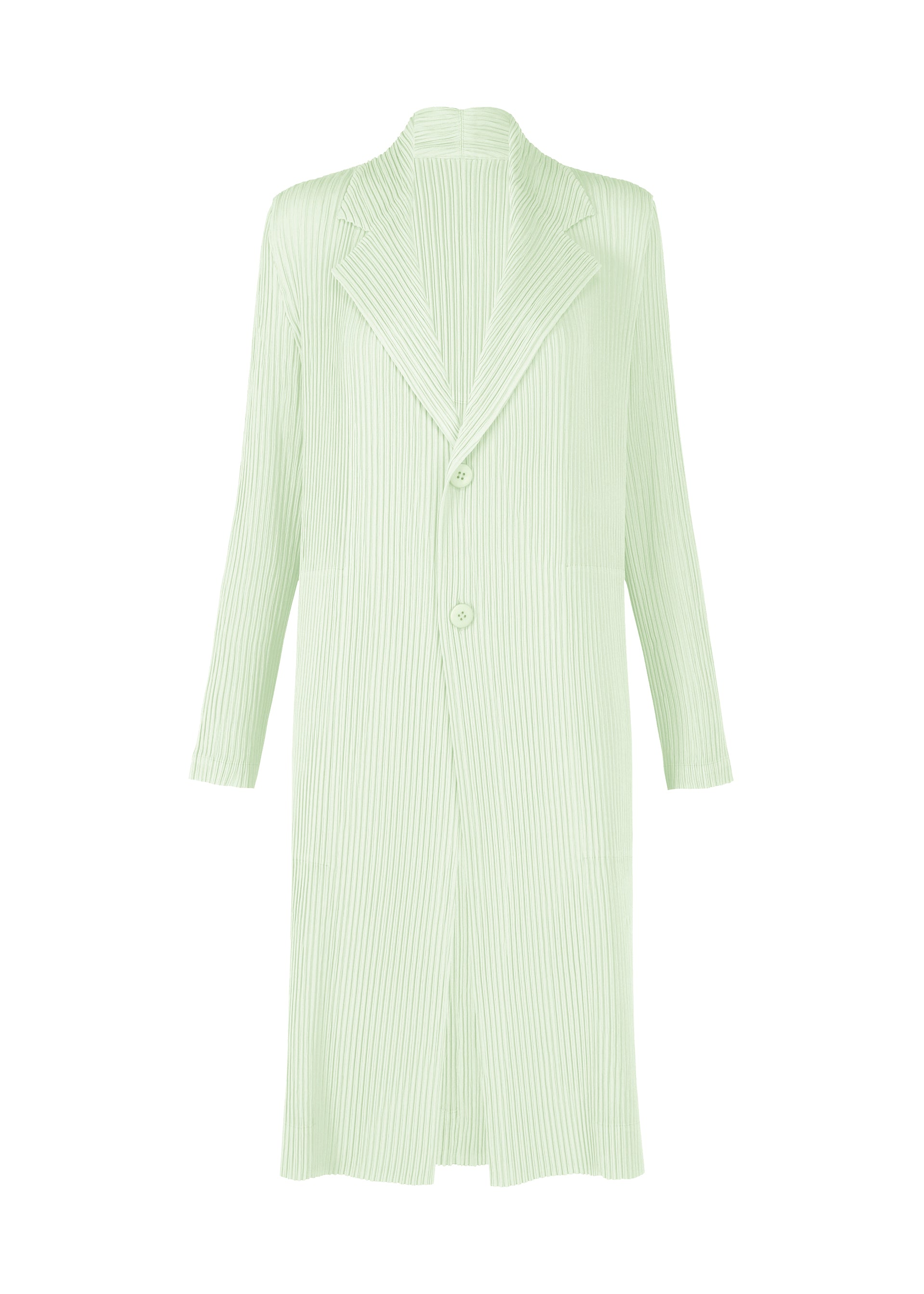 Zoomed view HATCHING PLEATS - MINT (no.60)