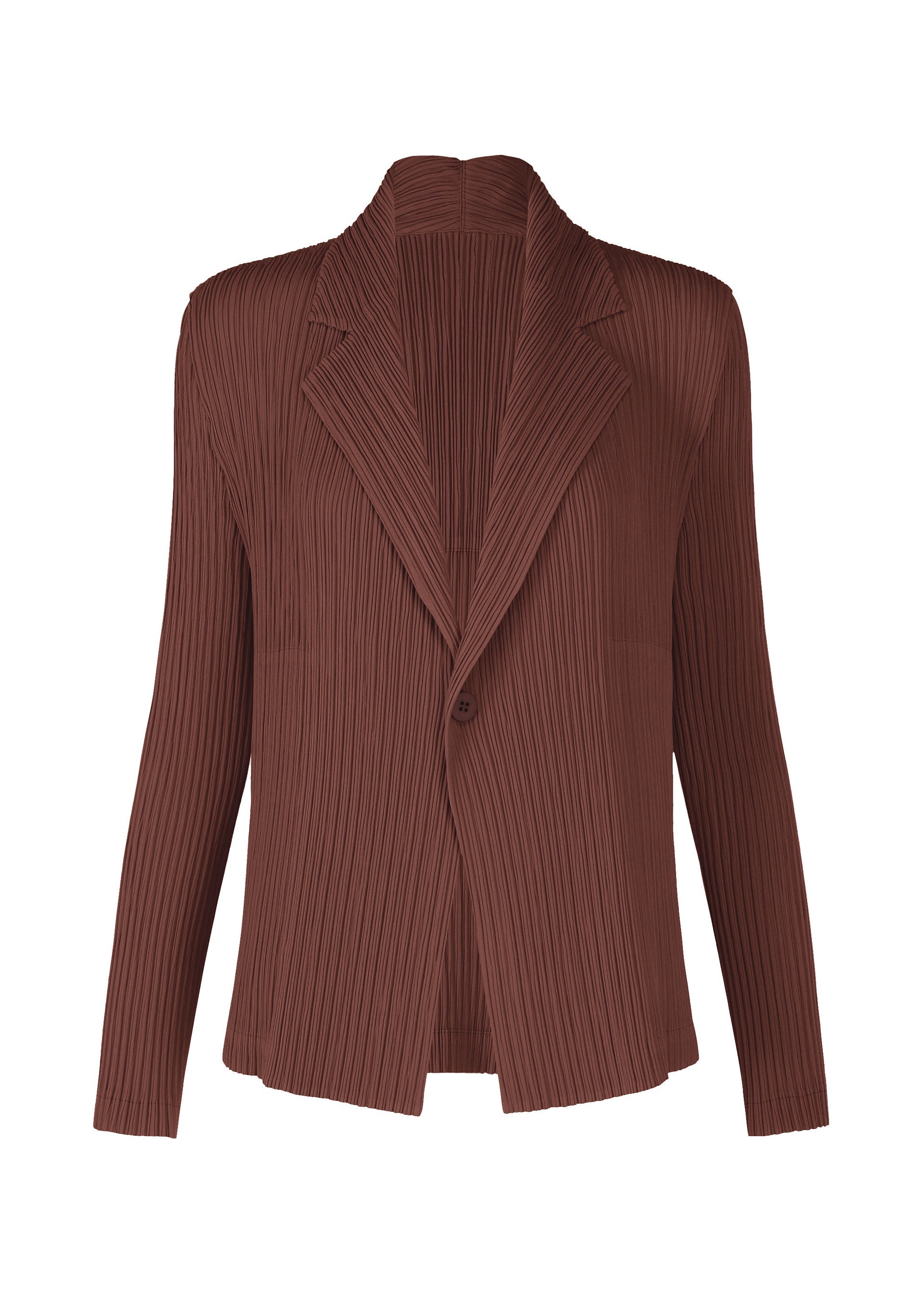 Zoomed view HATCHING PLEATS - DARK BROWN (no.45)