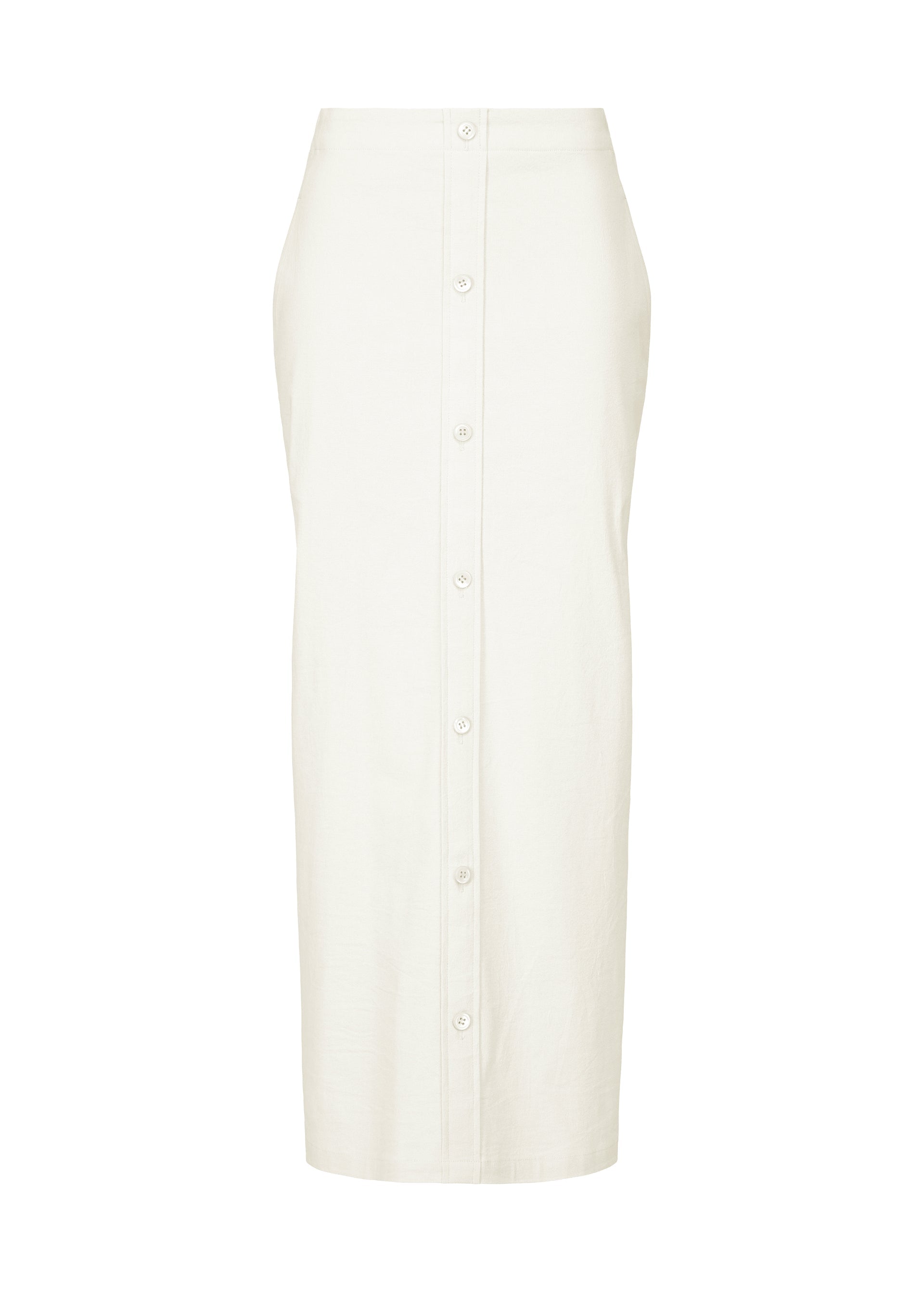 Zoomed view LIKE TORSO LIKE SHIRT, Women's Skirt, White - WHITE (no.01)