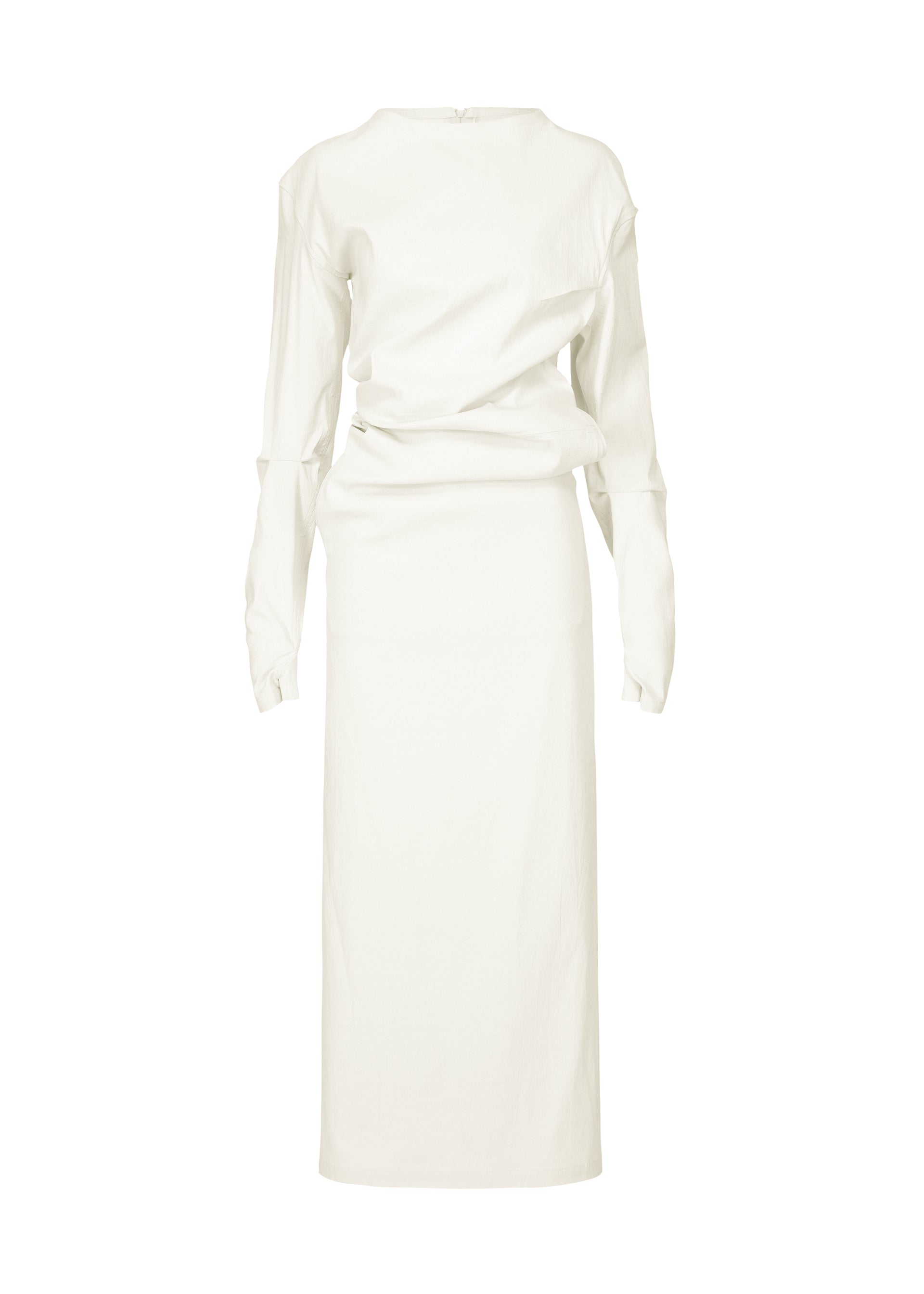 Zoomed view LIKE TORSO LIKE SHIRT, Women's Dress, White - WHITE (no.01)