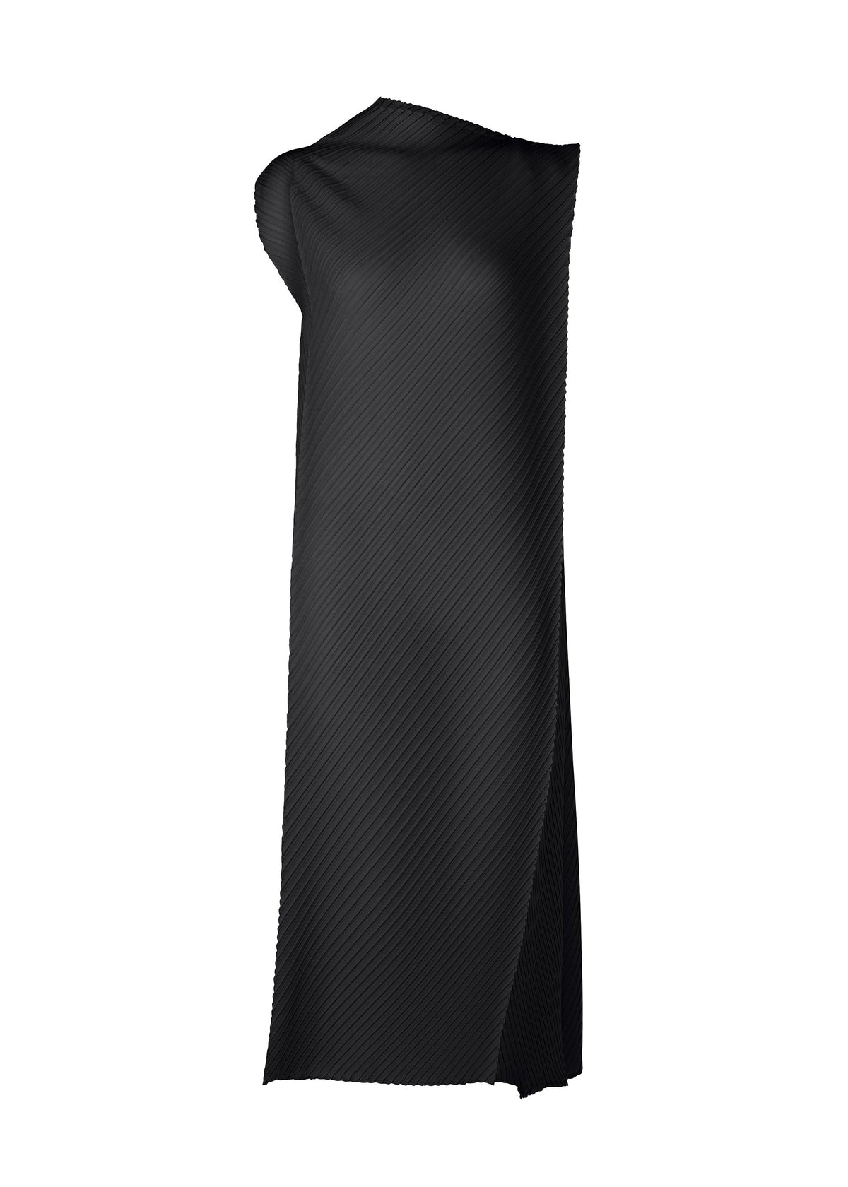 SOFT FOLD PLEATS, Women's Dress, Black view 1 of 6