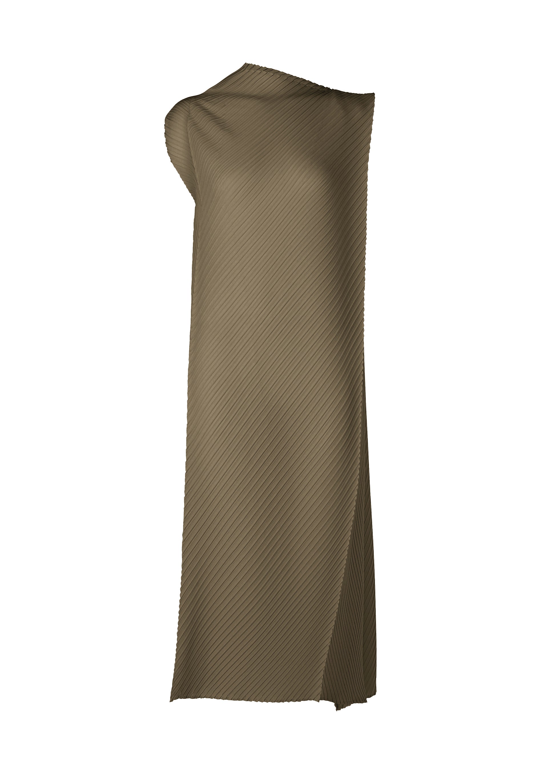 Zoomed view SOFT FOLD PLEATS - KHAKI (no.65)
