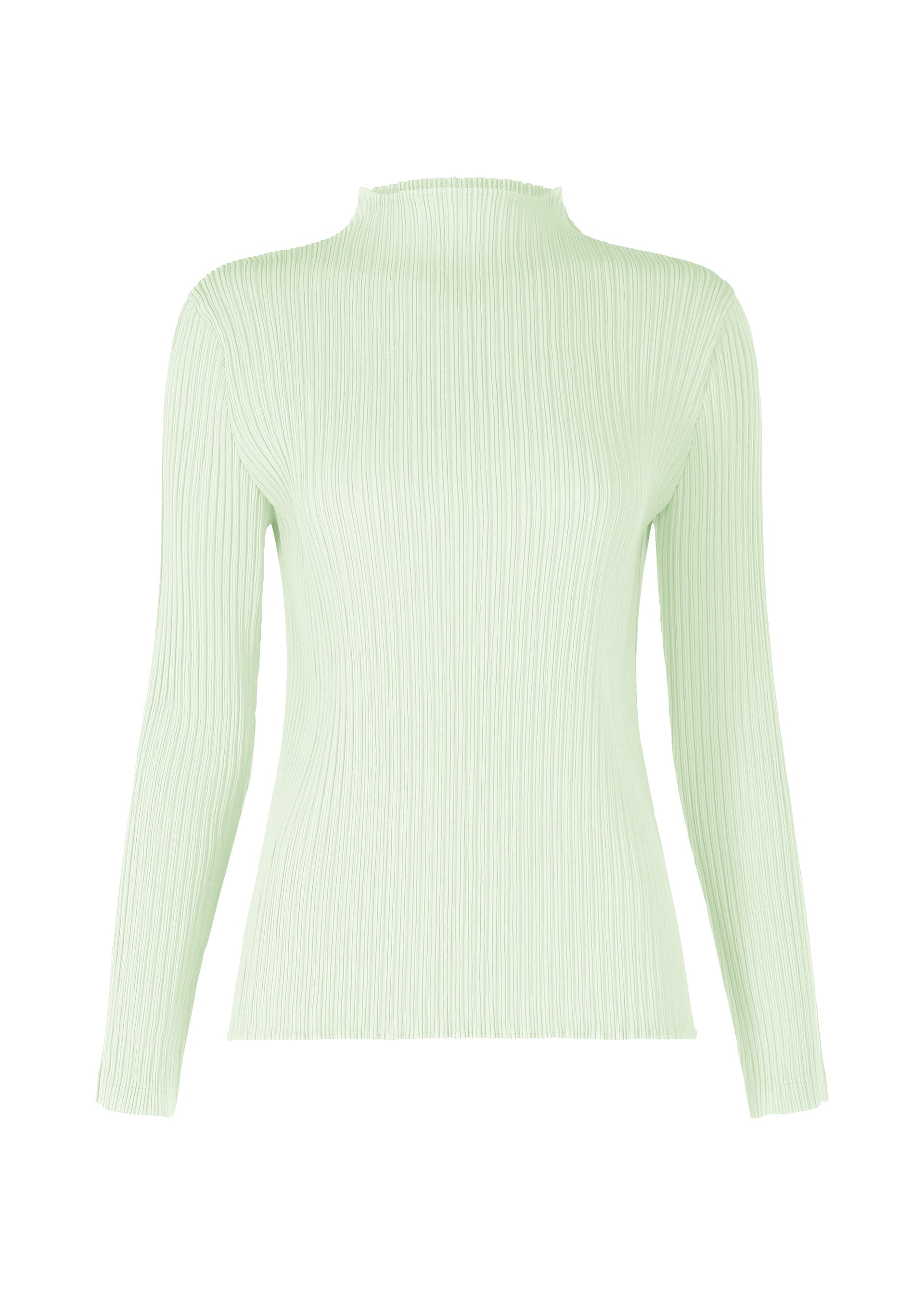 Zoomed view HATCHING PLEATS - MINT (no.60)