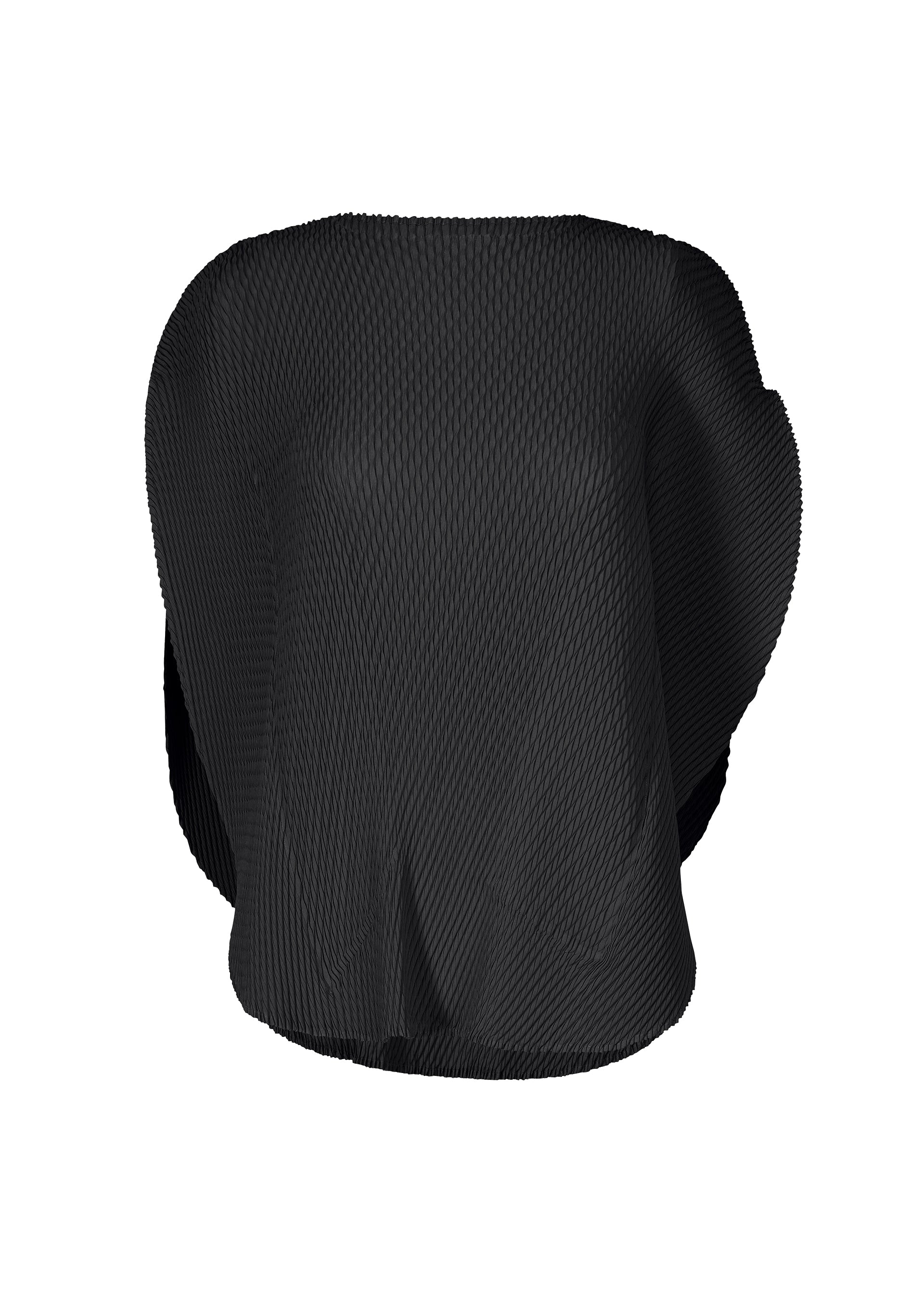 Zoomed view ORBICULAR PLEATS - BLACK (no.15)