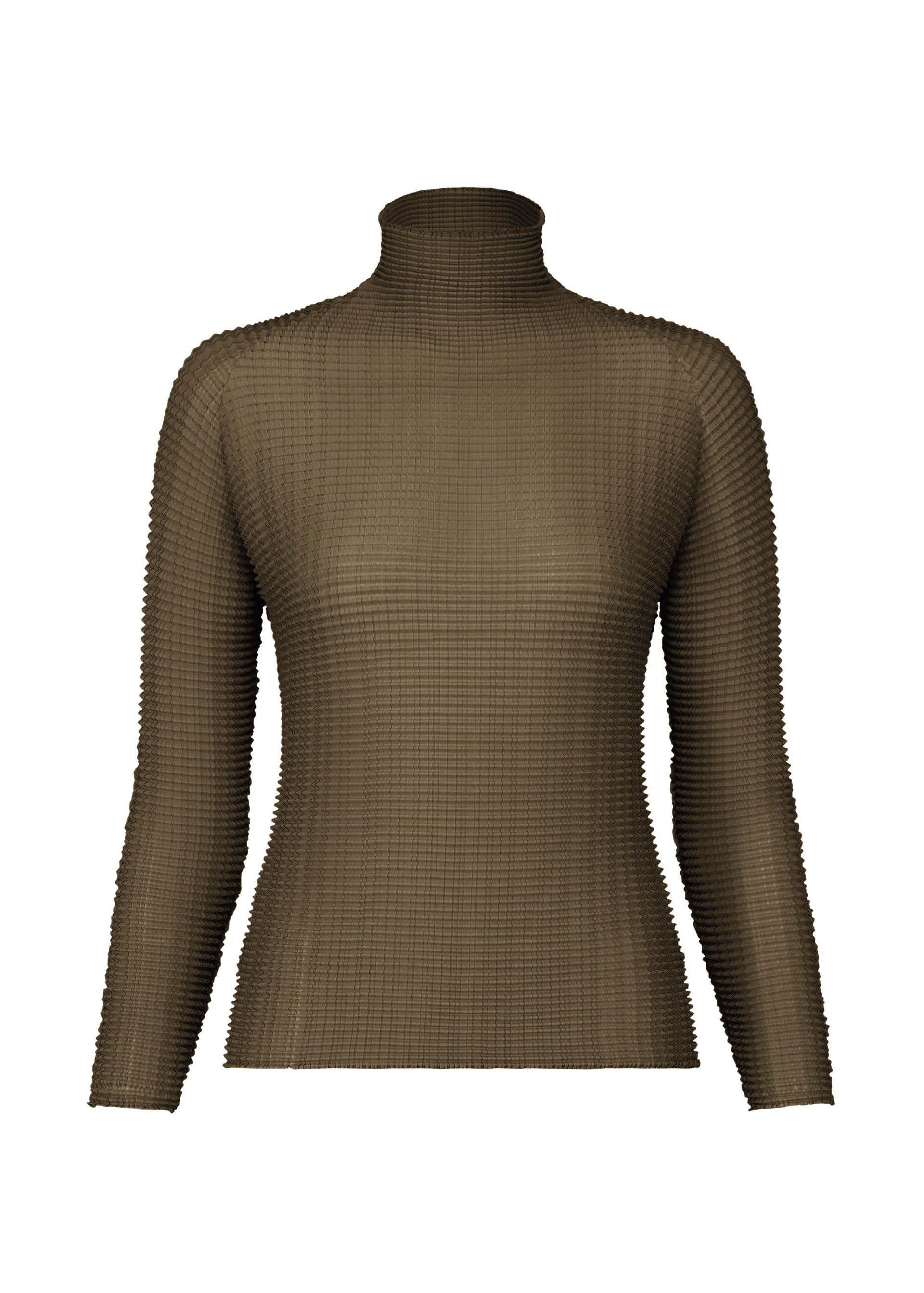 Zoomed view WOOLY PLEATS-58 - KHAKI (no.65)