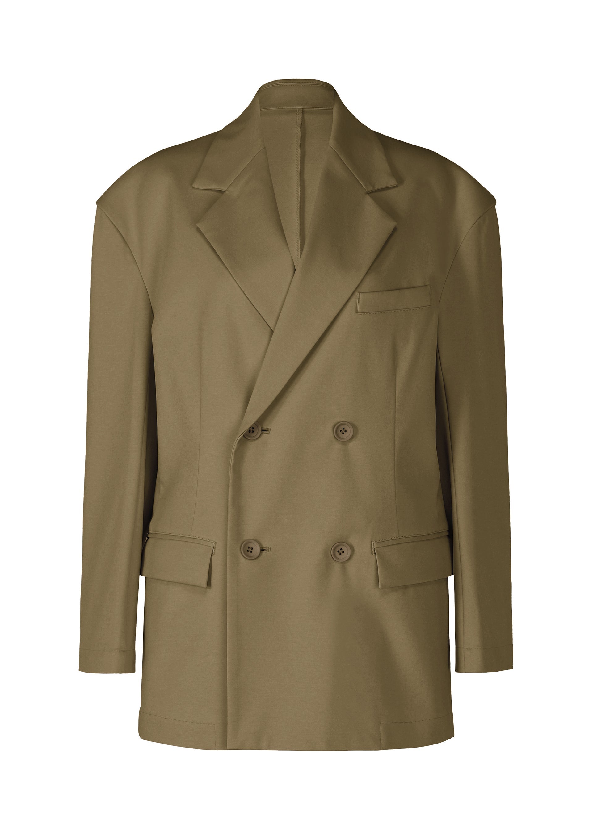 Zoomed view SIMPLE ENSEMBLE - KHAKI (no.65)