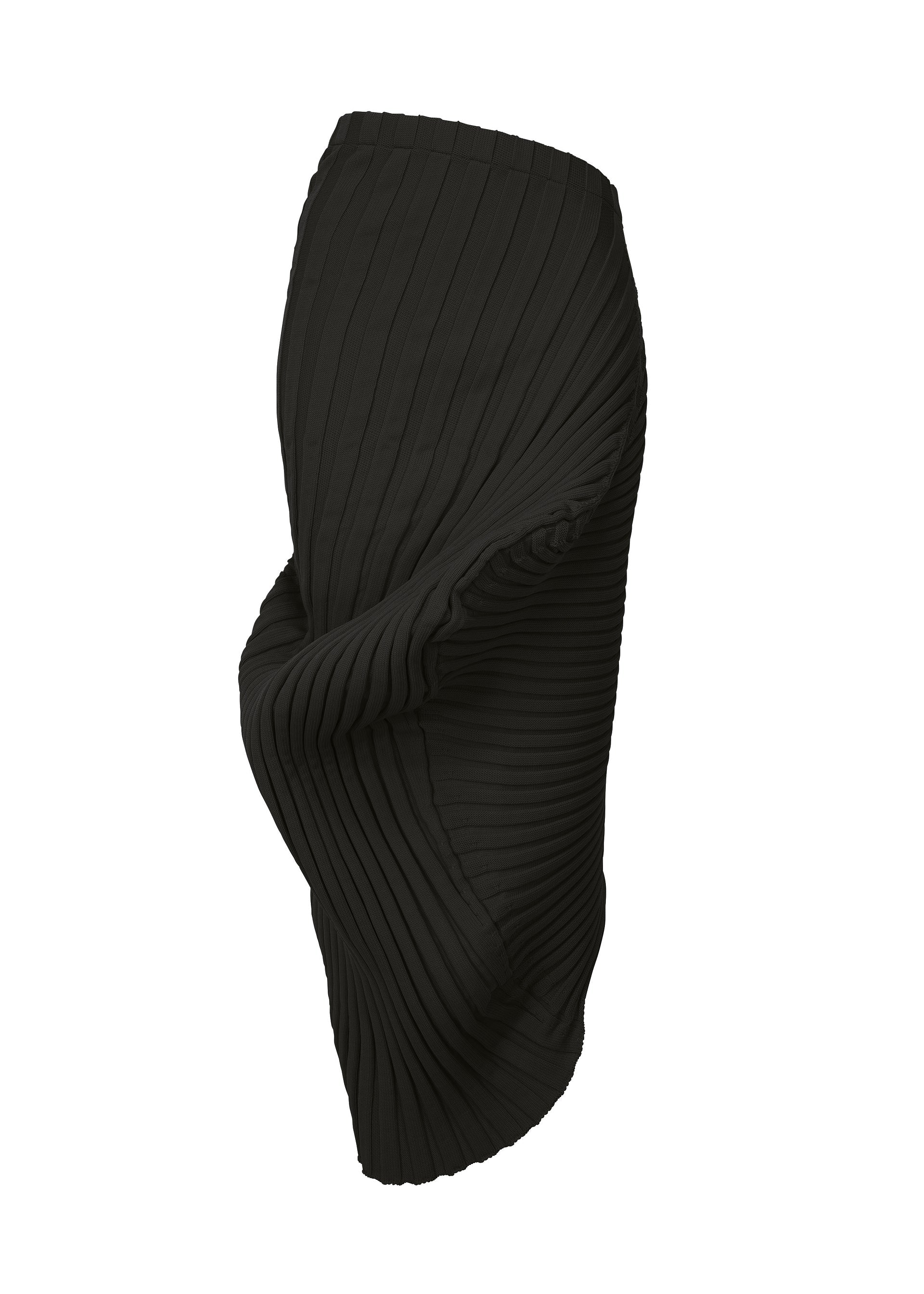 Zoomed view KNIT (AS IT IS) - BLACK (no.15)