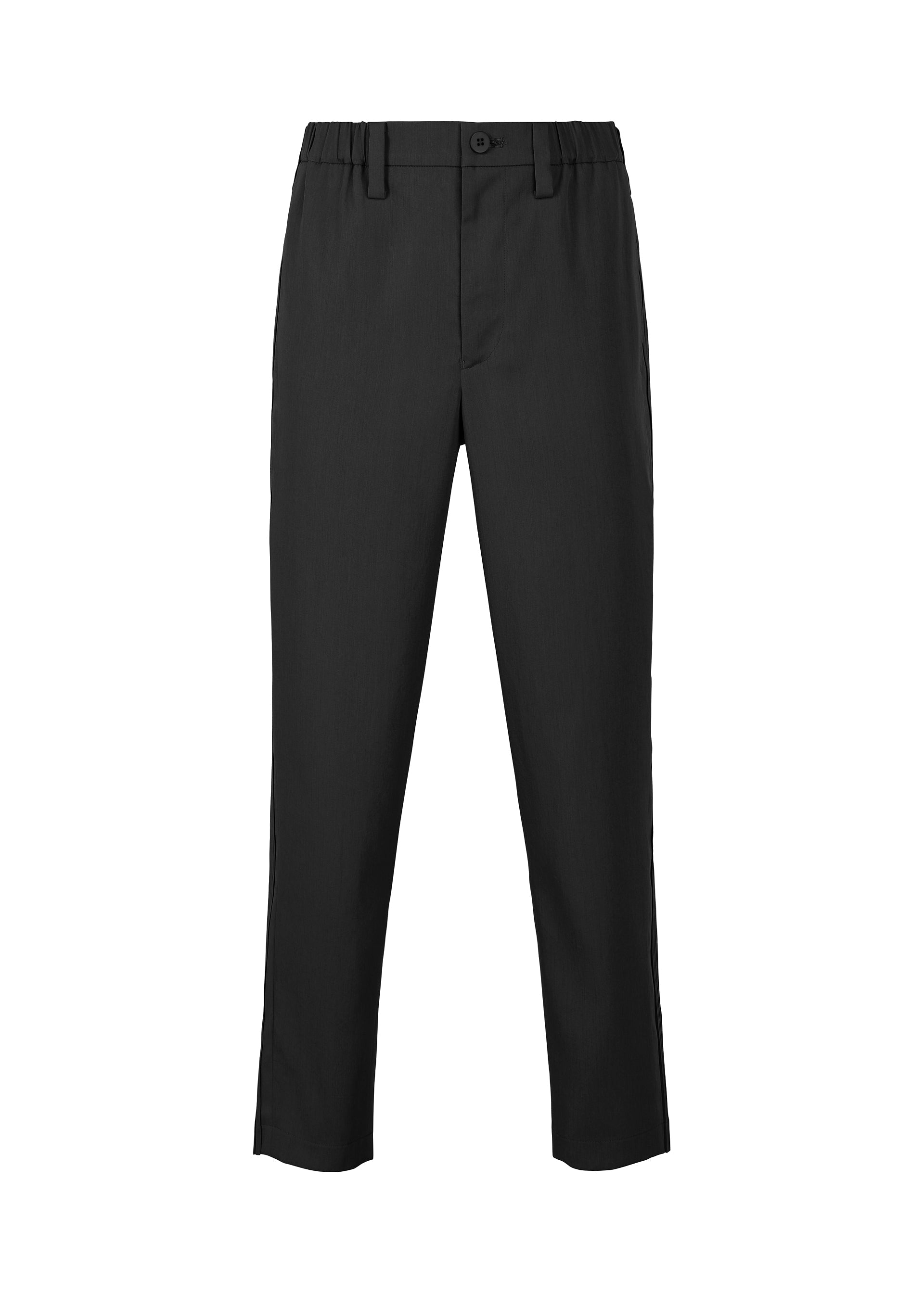 Zoomed view AIR PLEATS, men's pants, black - BLACK(no.15)