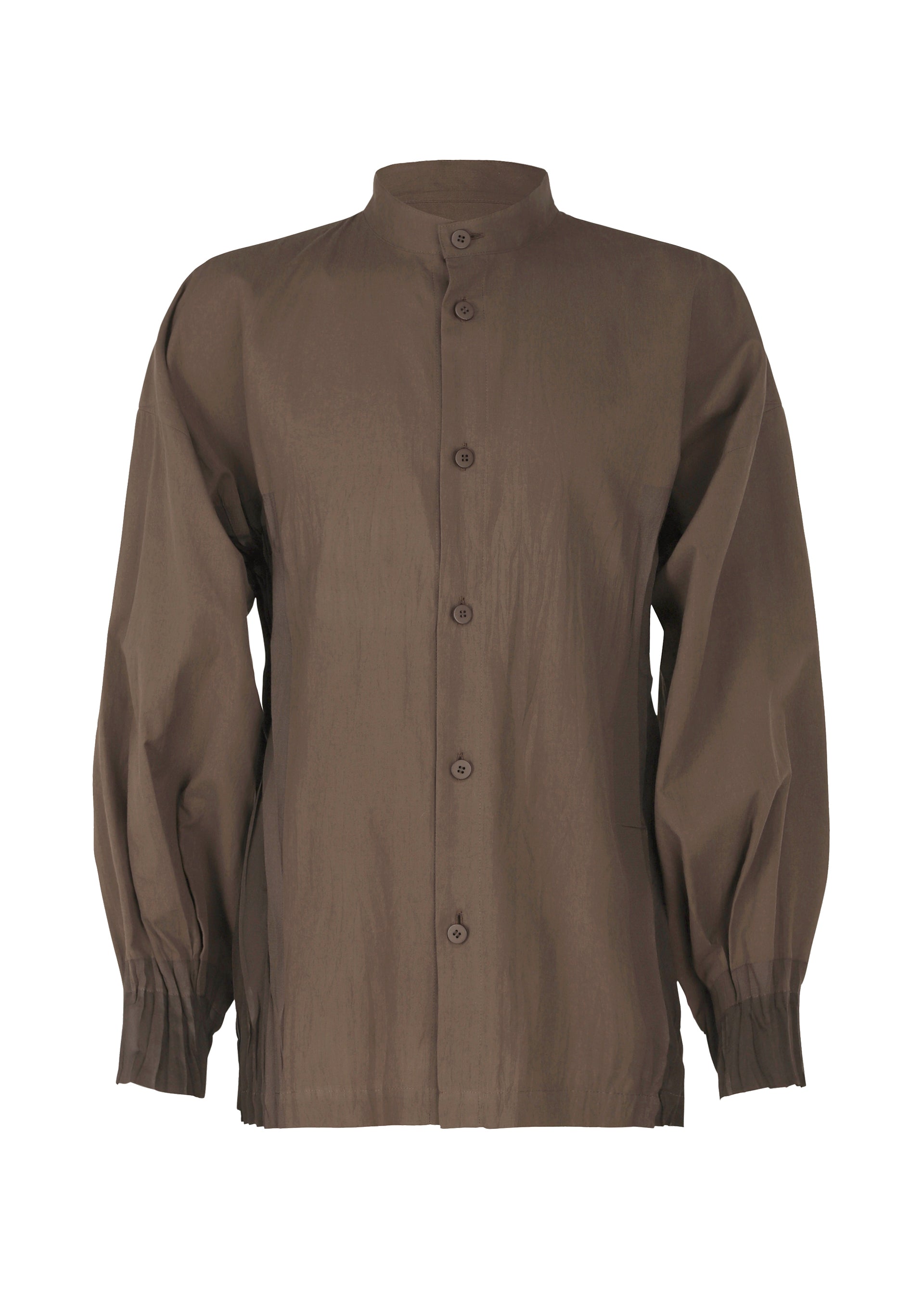 Zoomed view DUO SHIRT, Men's Tops Shirt, Brown - DARK BROWN(no.45)