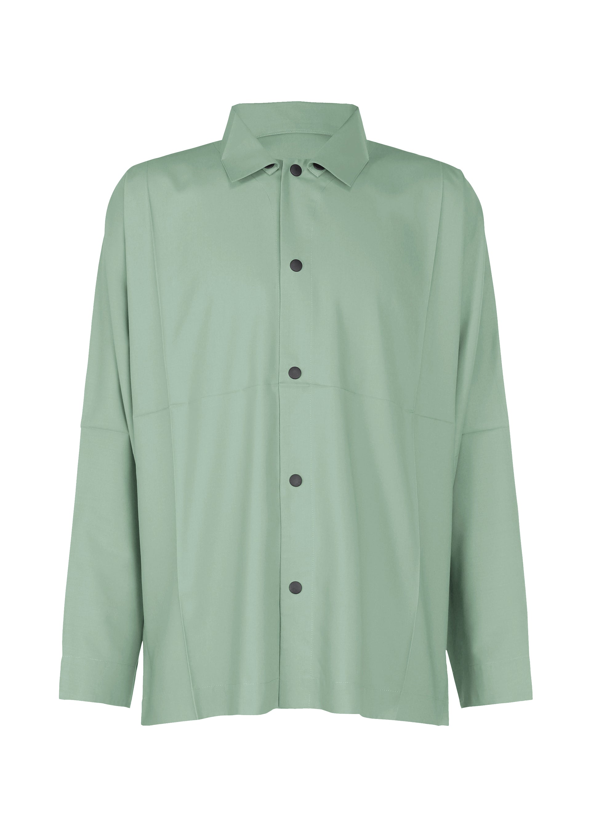 Zoomed view COMPACT SHIRT 2 - SAGE GREEN(no.66)