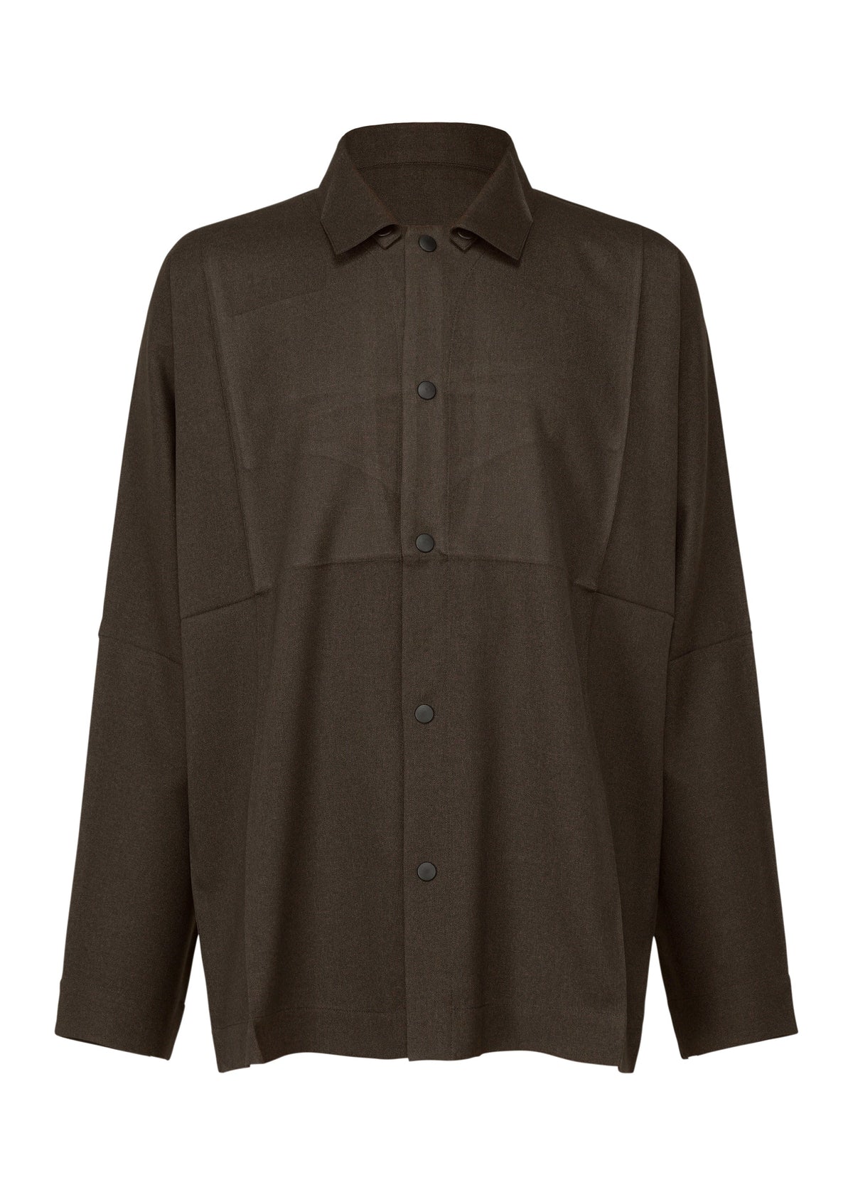 WOOL LIKE COMPACT SHIRT view 2 of 12