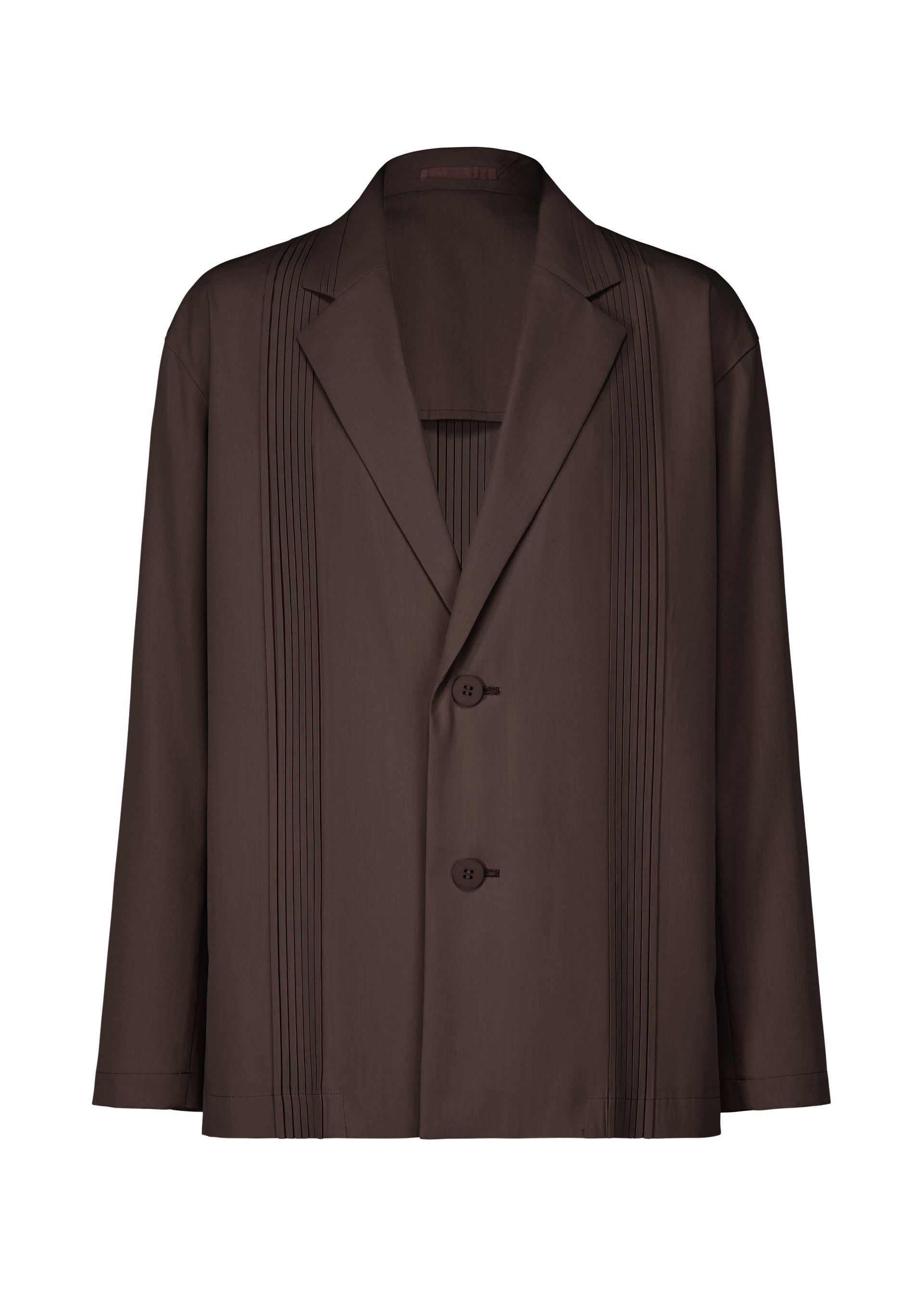 Zoomed view AIR PLEATS - DARK BROWN(no.45)