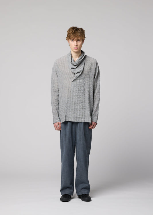 STRIPE LINEN SHRINK view 2