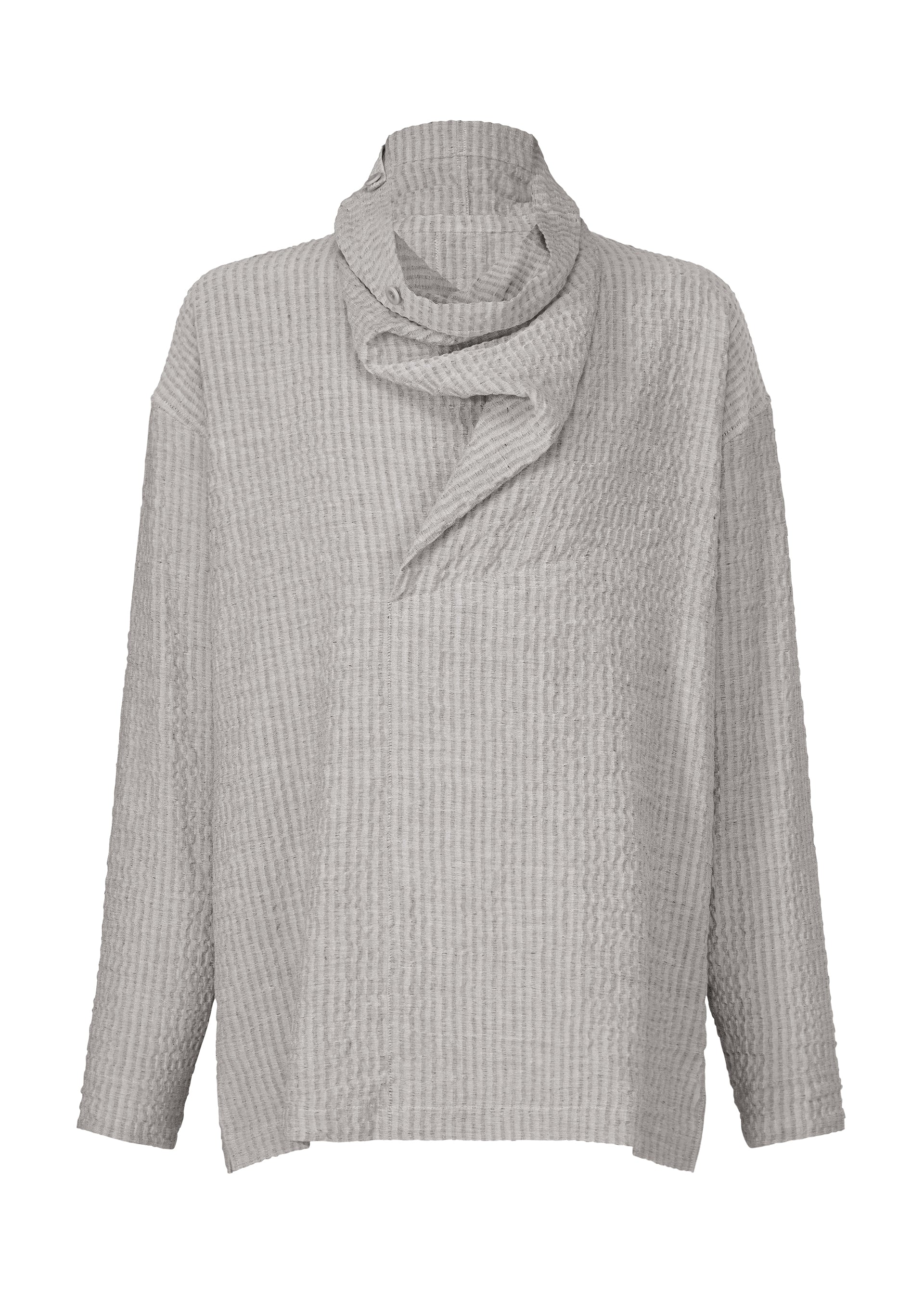 STRIPE LINEN SHRINK – ISSEY MIYAKE ONLINE STORE