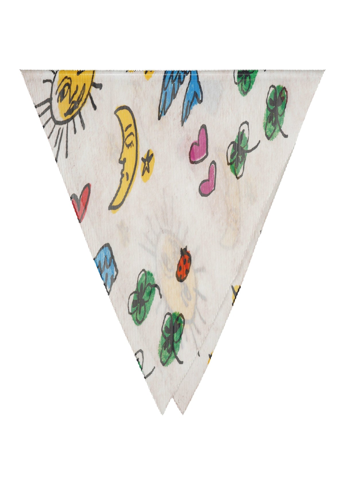 GOOD DAY EVERYDAY PLEATS STOLE, Accessories & Others_Stole, White view 1 of 5
