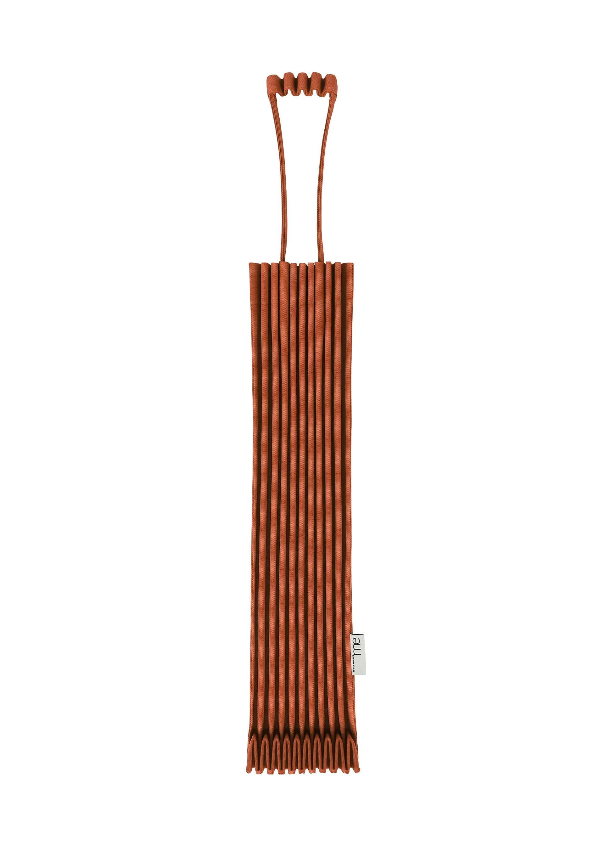 Zoomed view TRUNK PLEATS BAG 12 - BRICK(no.96)