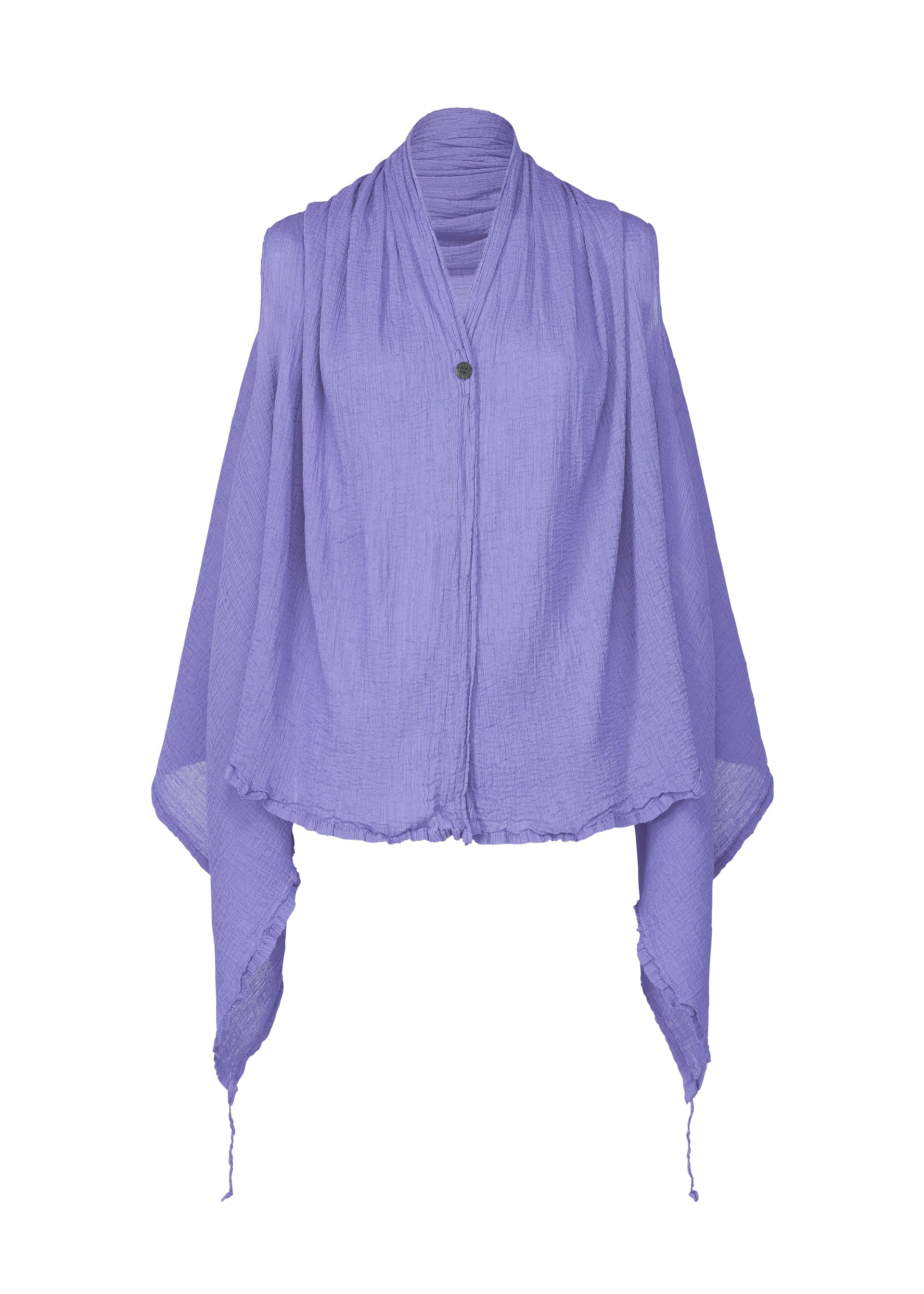 Zoomed view STRING SEE-THROUGH CREPE - VIOLET(no.86)