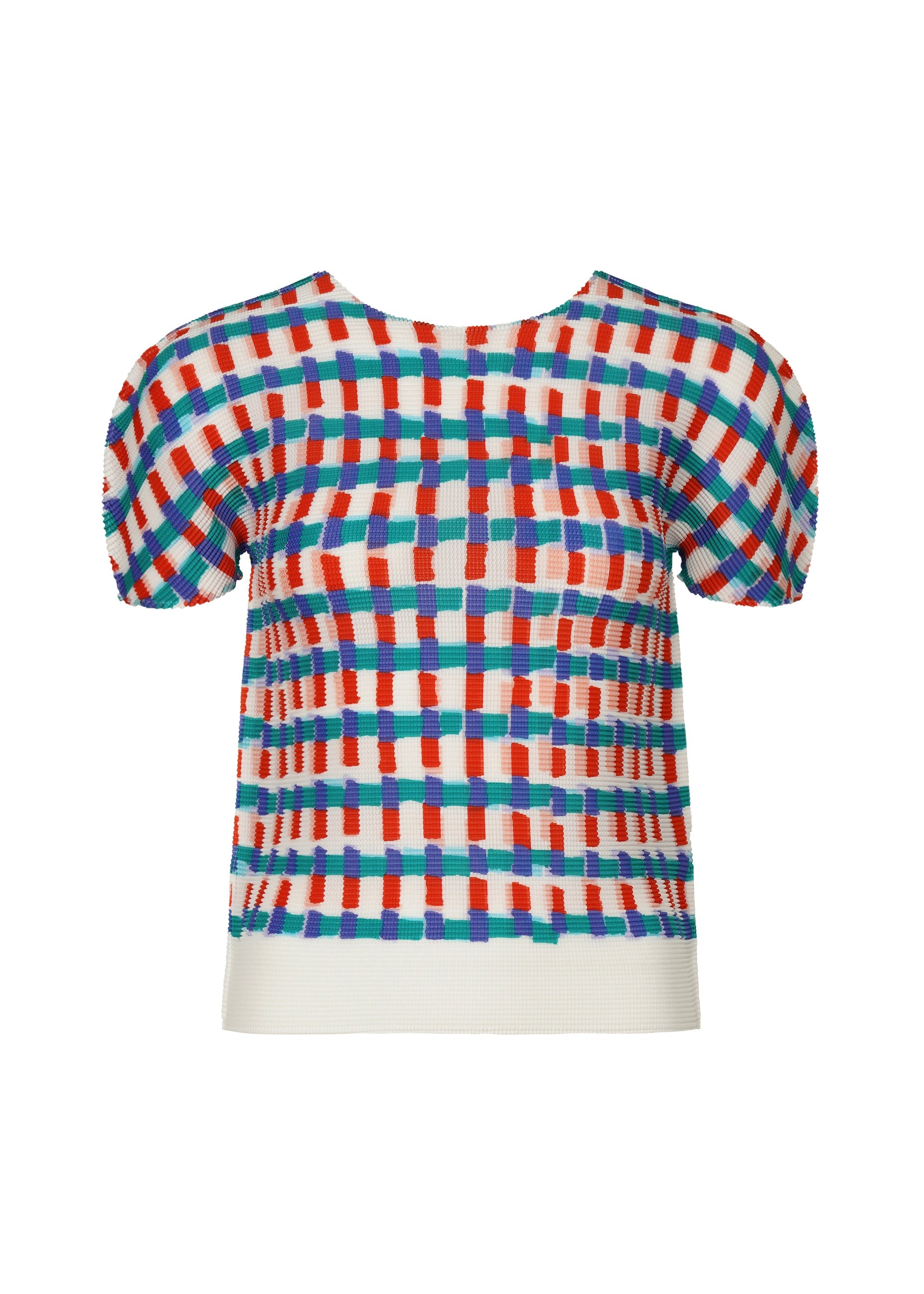 DRAWING CHECK, Women's Tops, White