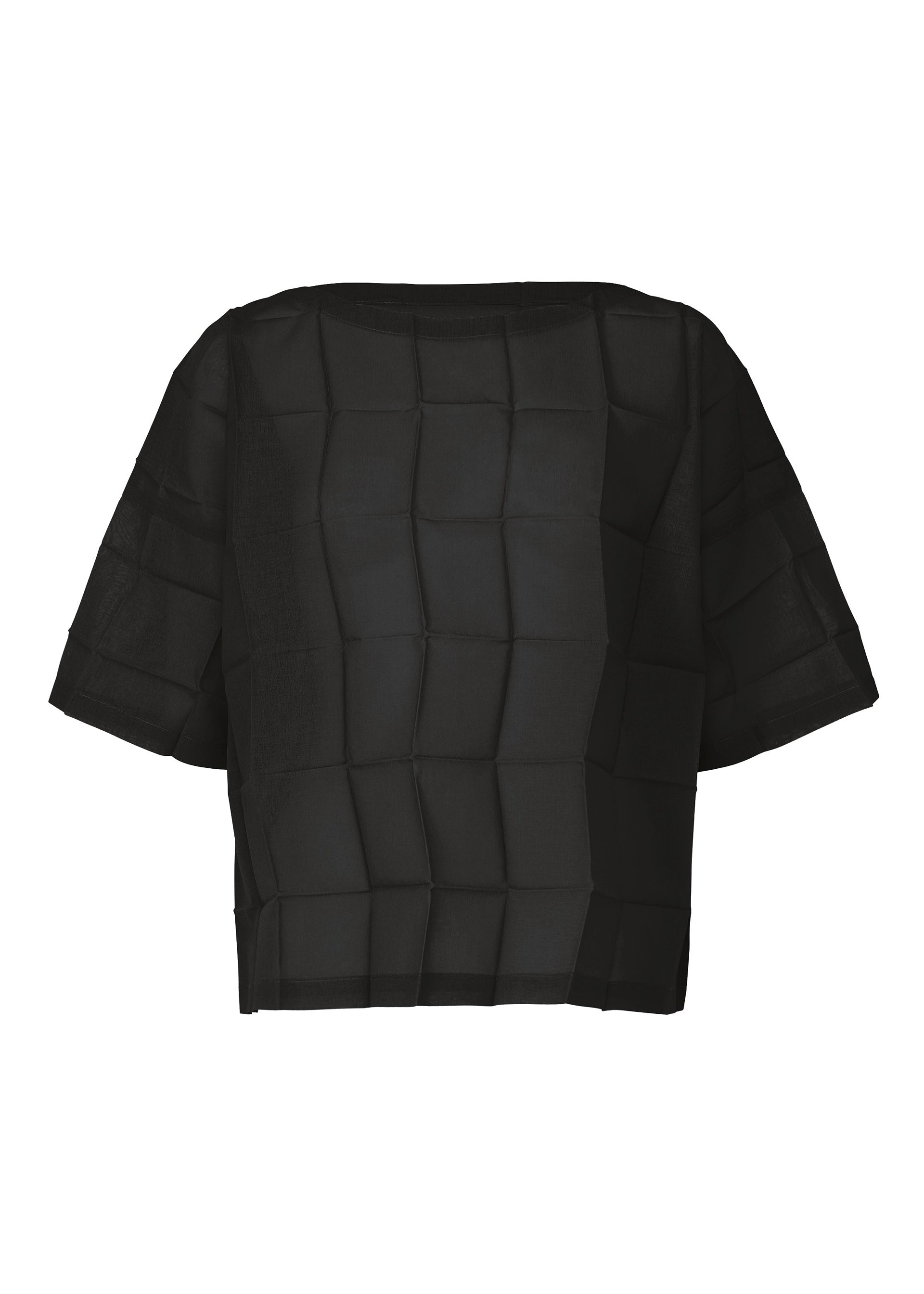 DICE PLEATS SHIRT