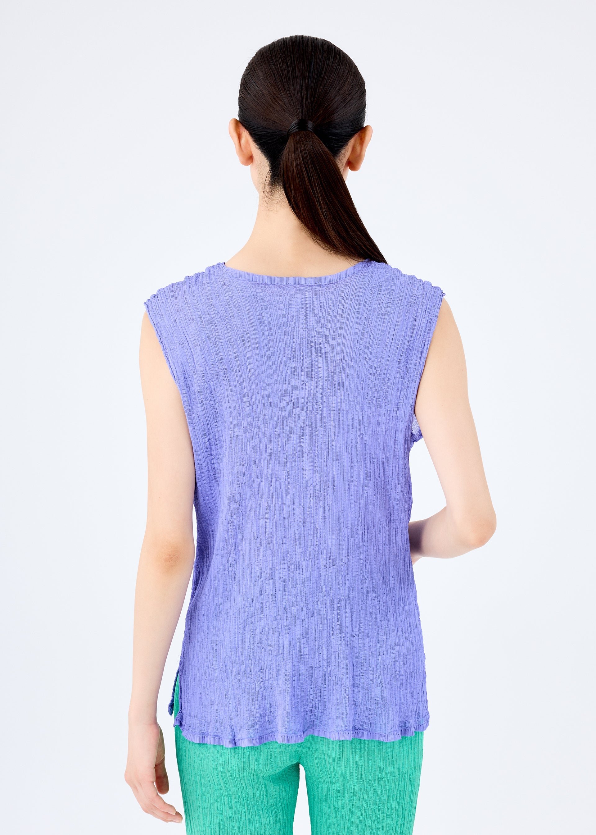 Zoomed view STRING SEE-THROUGH CREPE