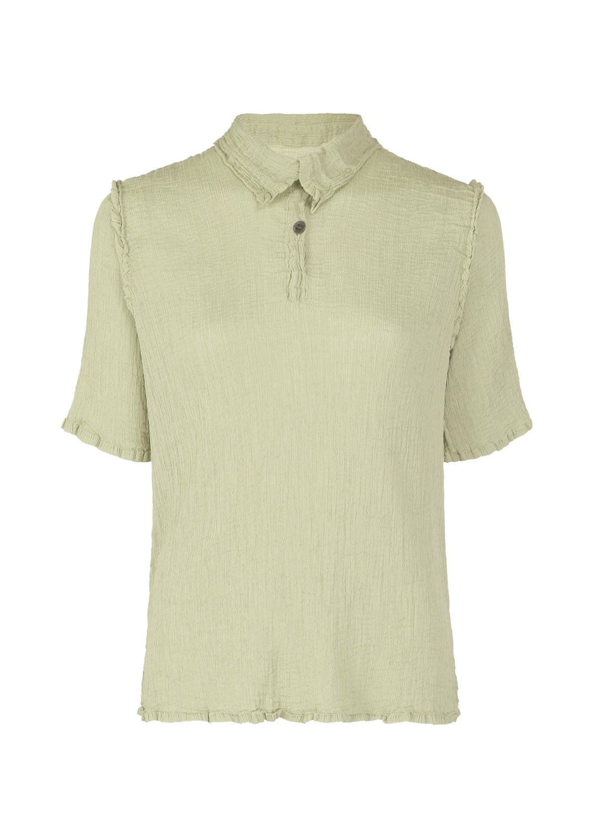 SEE-THROUGH CREPE COLOR, Women's Tops, White view 1 of 8