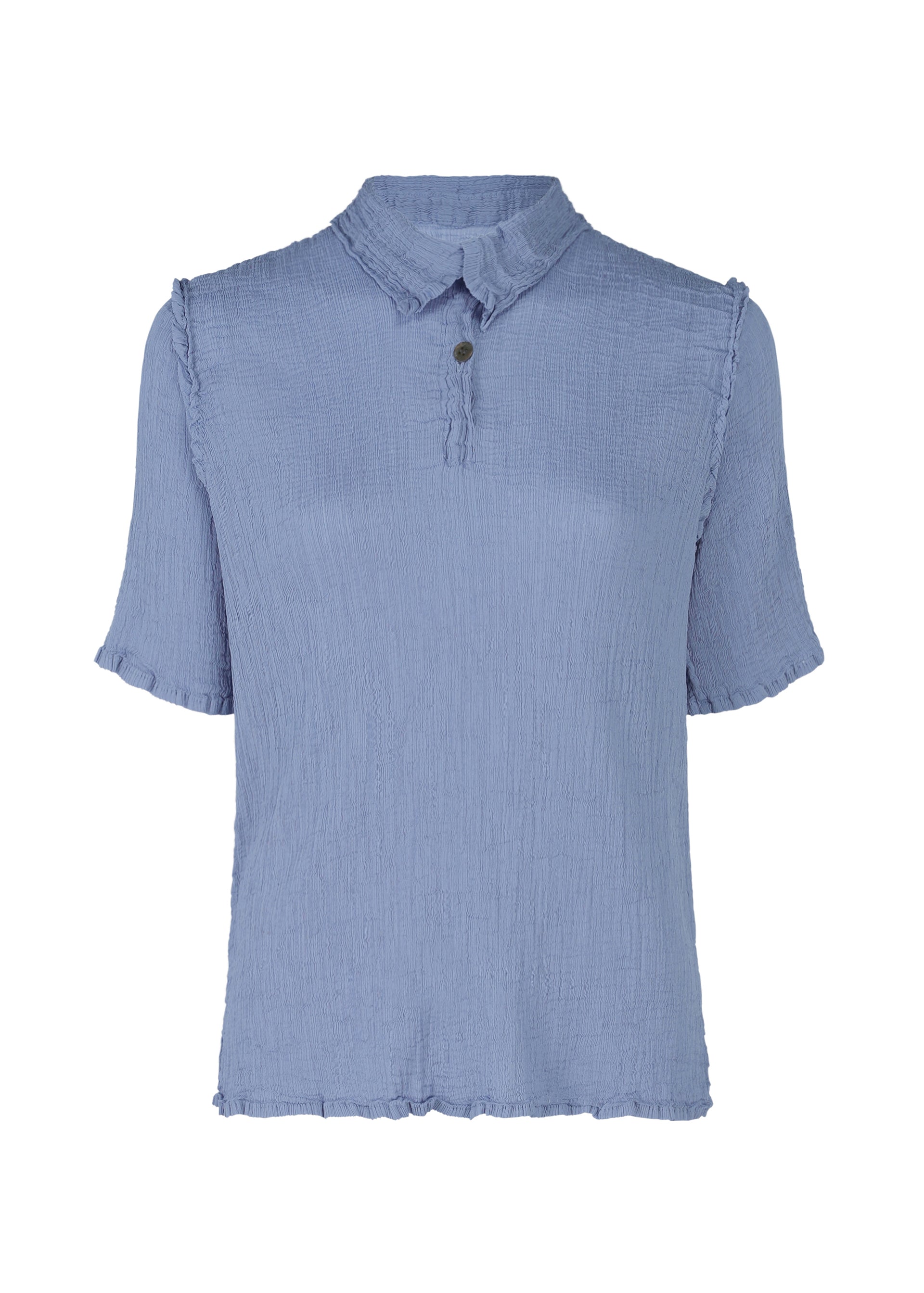Zoomed view SEE-THROUGH CREPE COLOR - SAXE BLUE(no.70)