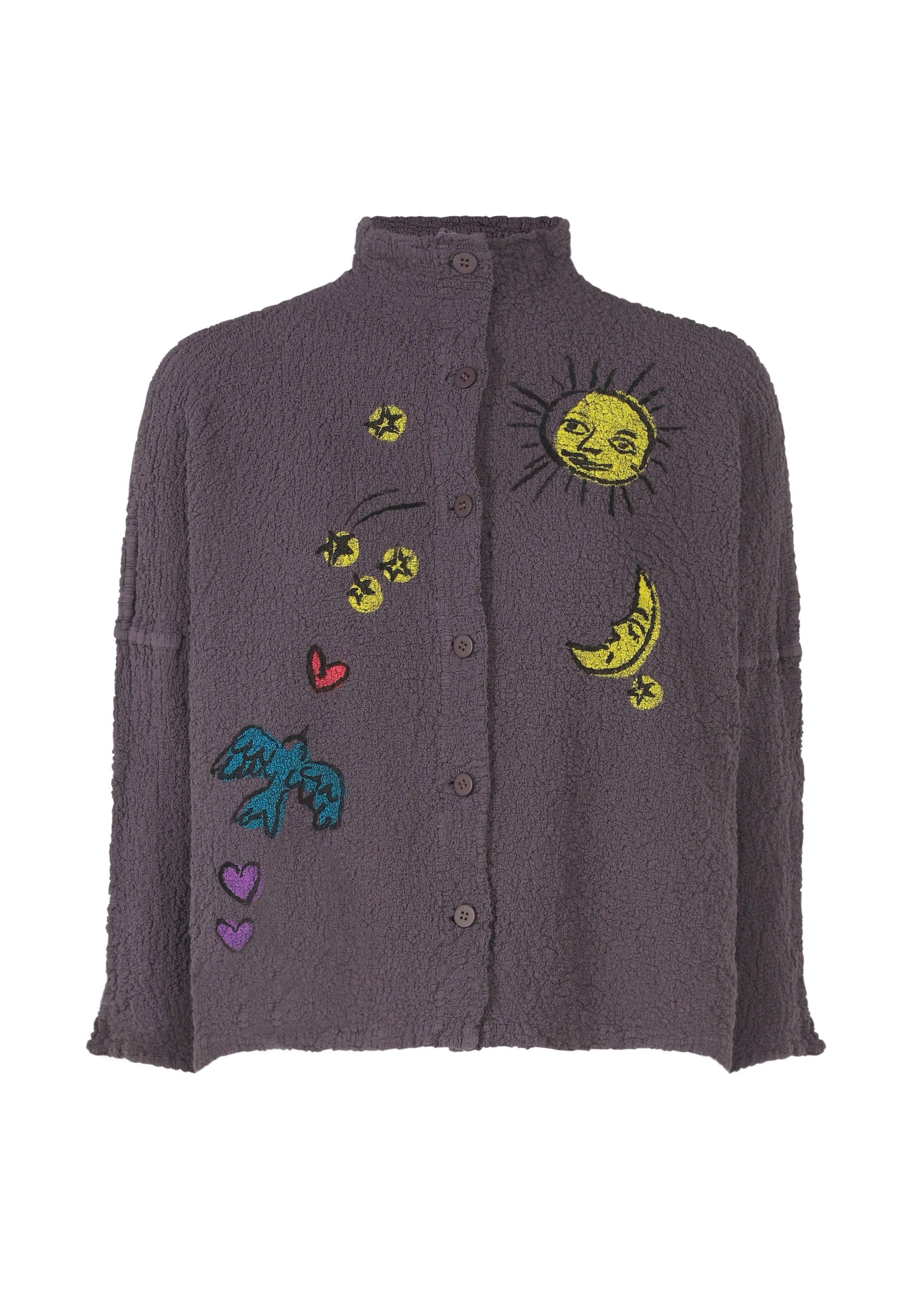 Zoomed view GOOD DAY EVERYDAY PRINT CAULIFLOWER - ROSE GRAY(no.13)