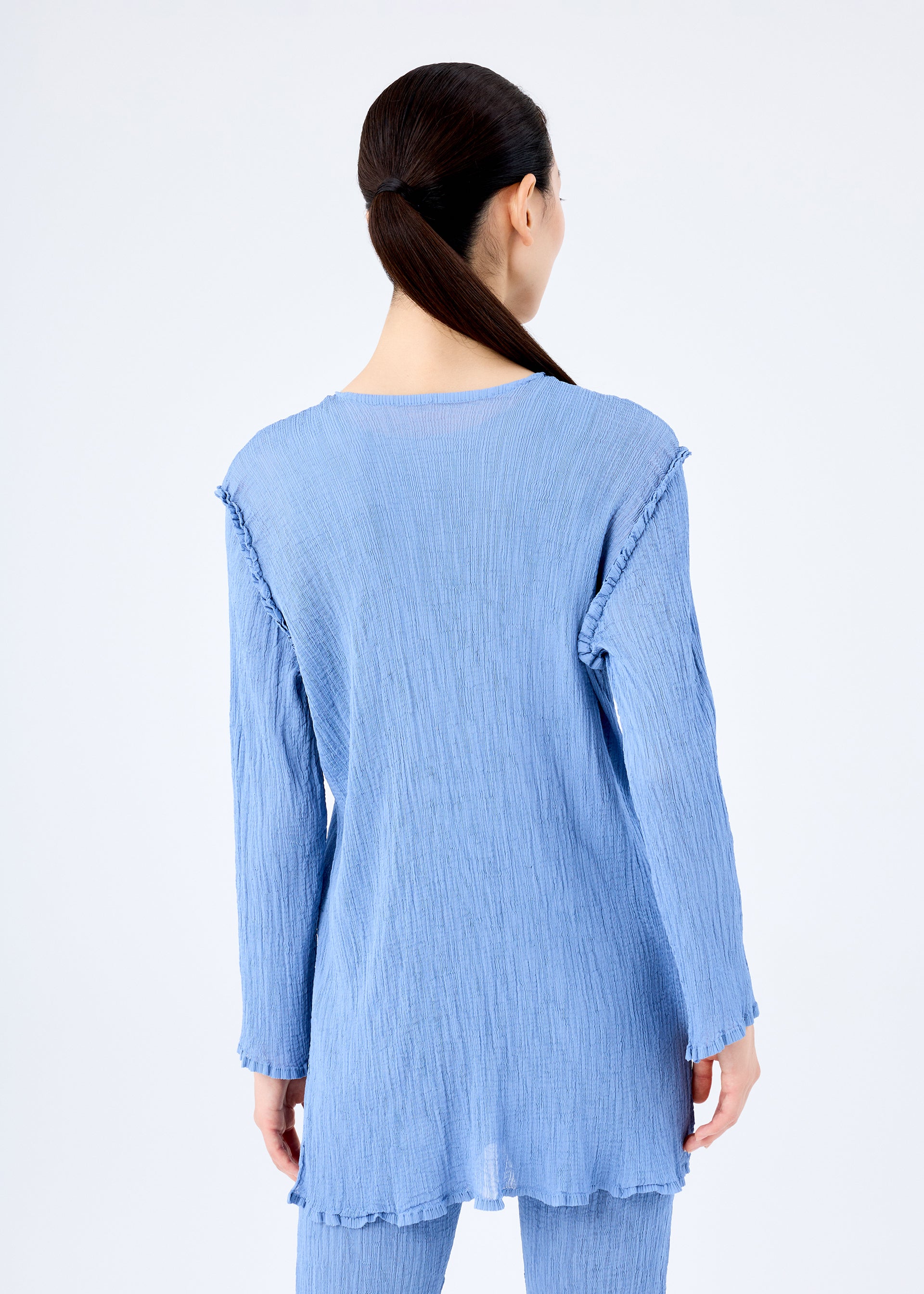 Zoomed view SEE-THROUGH CREPE COLOR