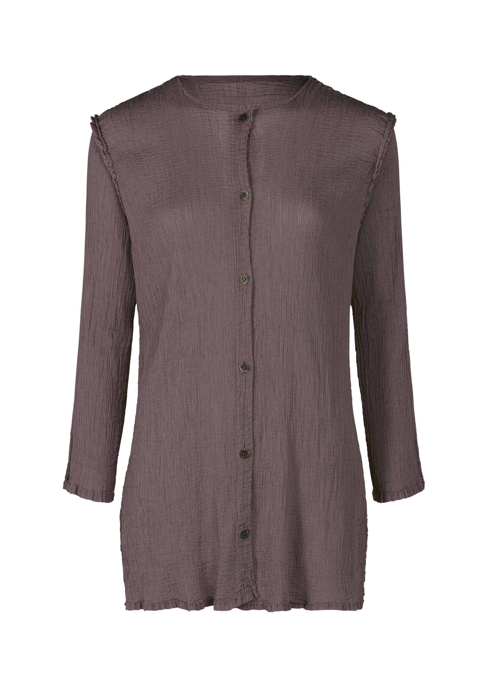Zoomed view SEE-THROUGH CREPE COLOR - ROSE GRAY(no.13)