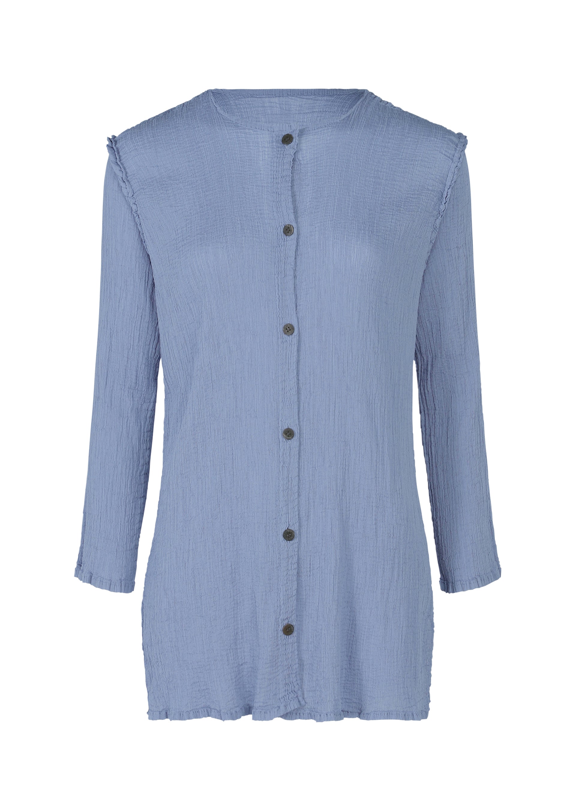 Zoomed view SEE-THROUGH CREPE COLOR - SAXE BLUE(no.70)