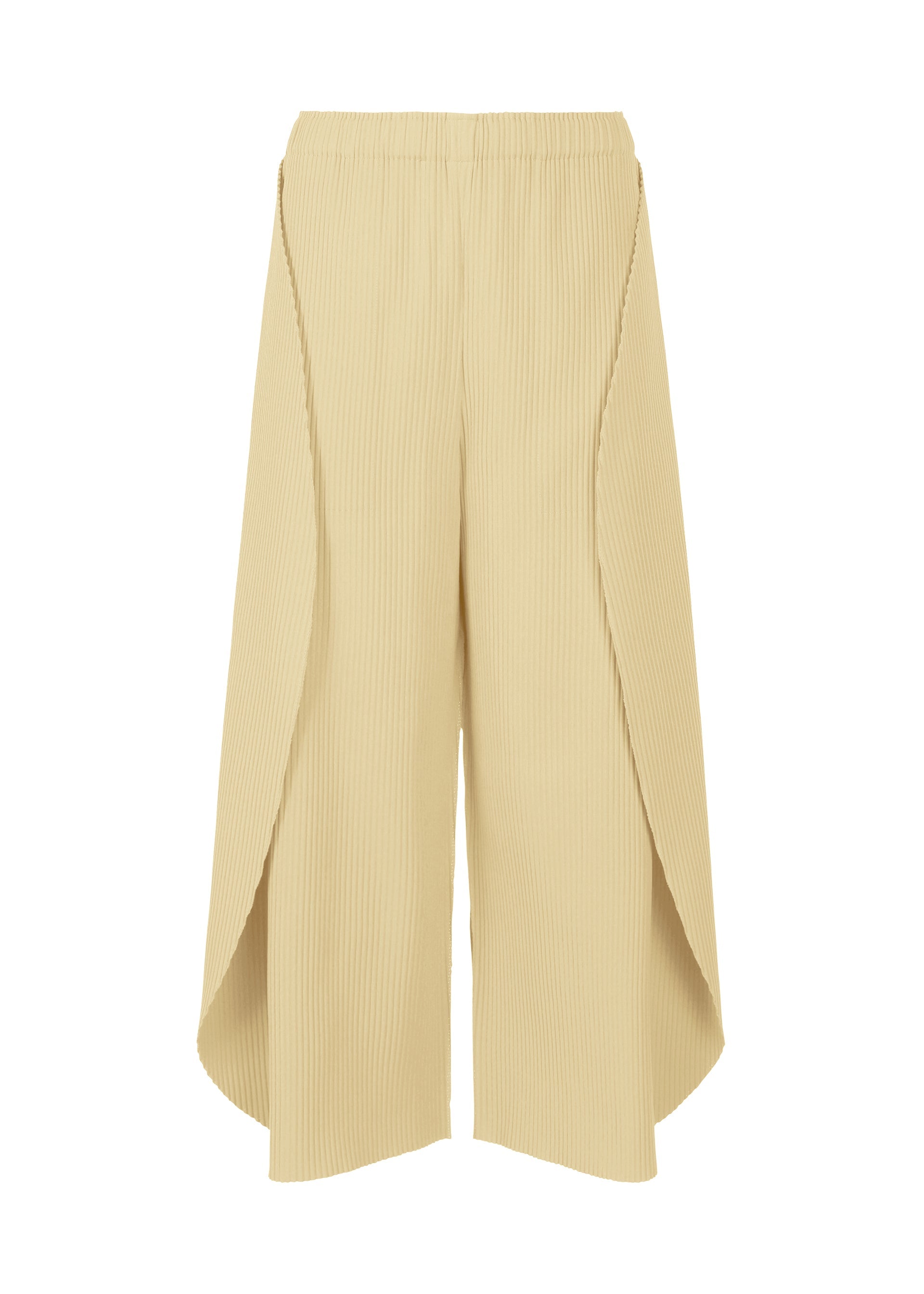 Zoomed view DOT PLEATS, Women_Pants, White - CREAM(no.04)