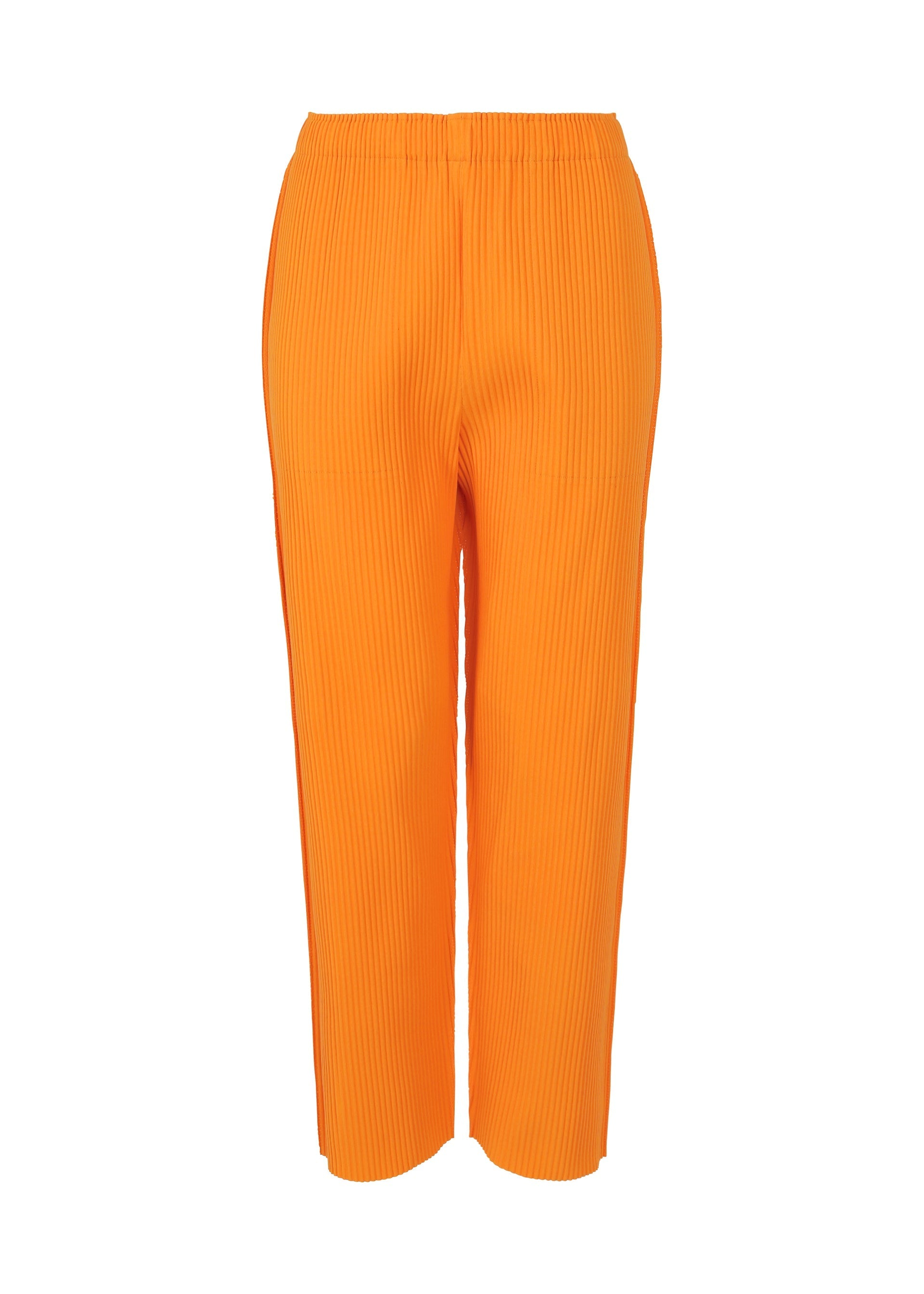 Zoomed view FINE KNIT PLEATS BOTTOM 2, Women's Pants, Orange - ORANGE(no.32)